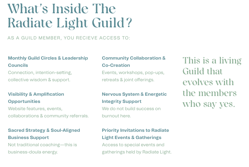 Radiate Light Guild Meeting