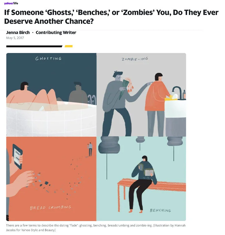 If Someone ‘Ghosts,’ ‘Benches,’ or ‘Zombies’ You, Do They Ever Deserve Another Chance?
Illustrated by Hannah Jacobs for Yahoo Lifestyle