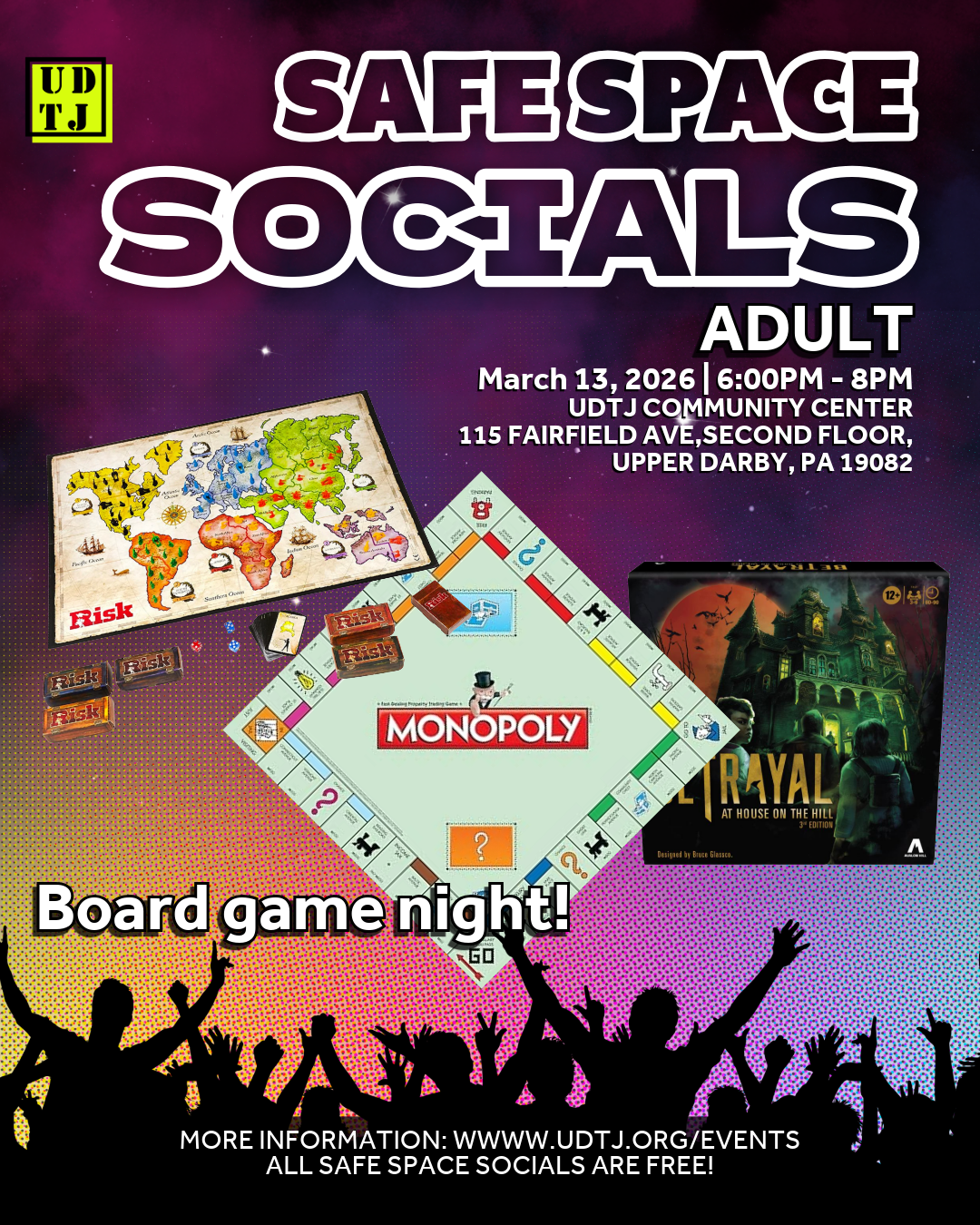 Safe Space Social - Adults