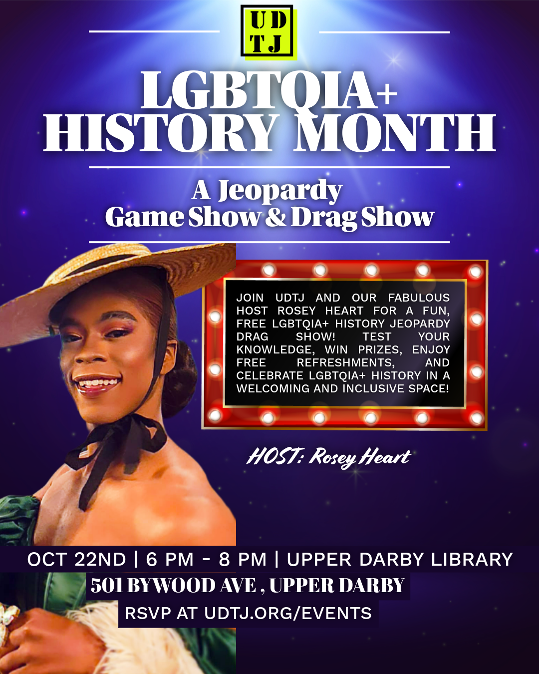 LGBTQIA+ History Delco Drag Jeopardy