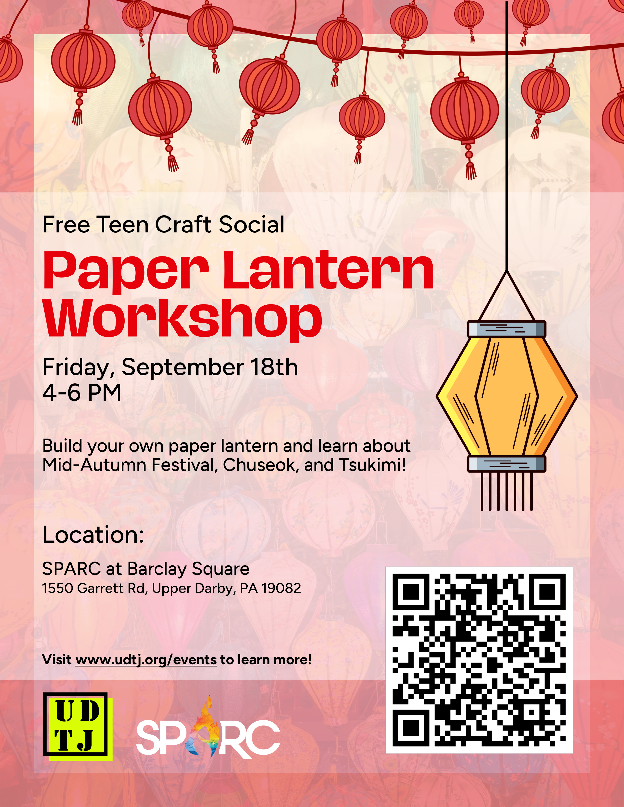 Paper Lantern Workshop - Teen Craft Social