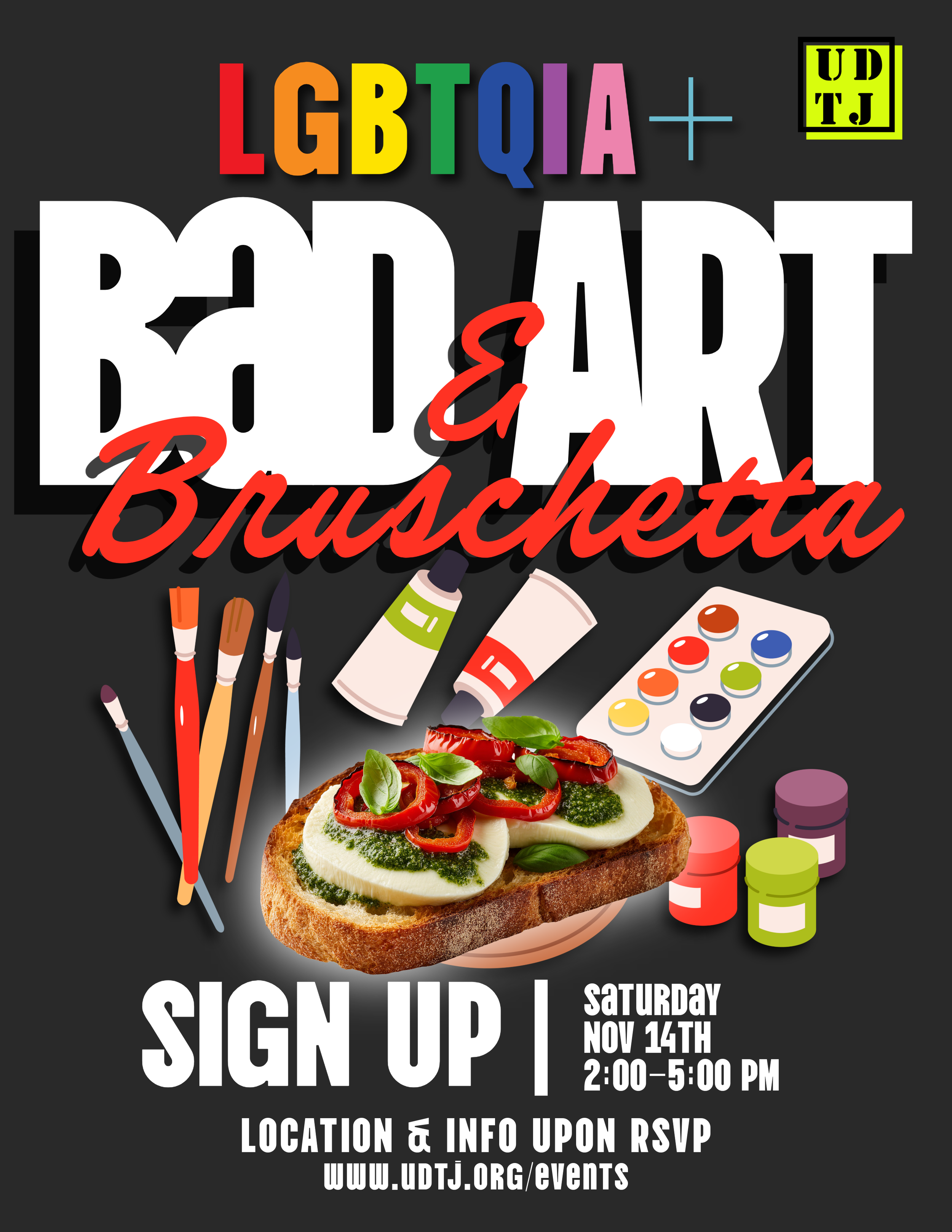Bad Art &amp; Bruschetta 