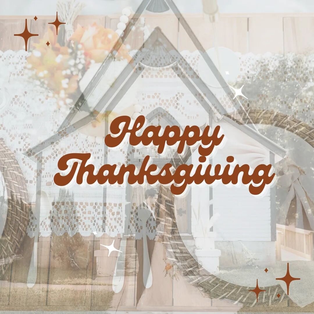 Thank YOU guys for supporting us through these launch years. ✨️
So much to be thankful for this season ✨️
Happy Thanksgiving from Hay Long Chapel✨️