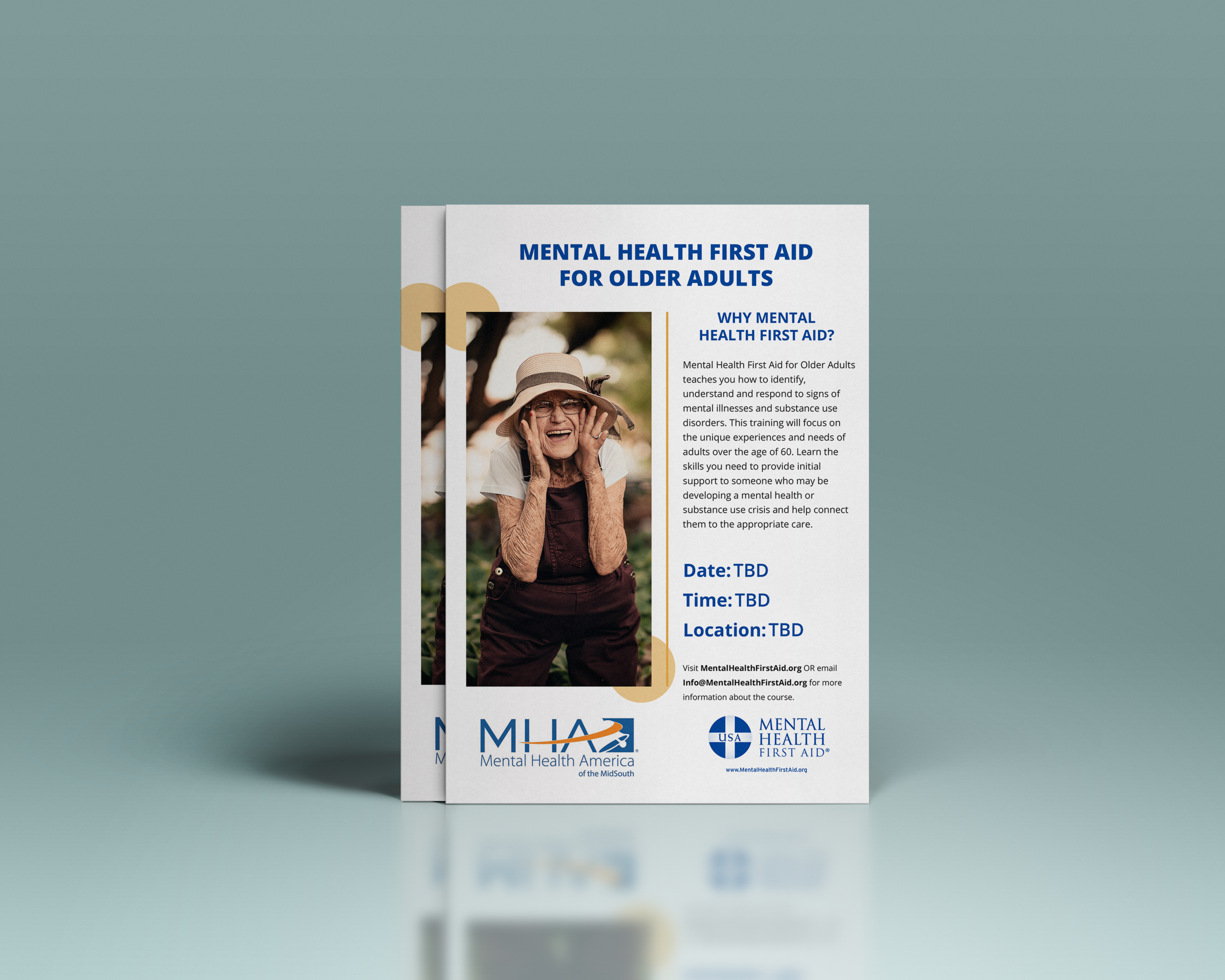 Flyer Design (Mental Health America Non-Profit Organization) December 2020