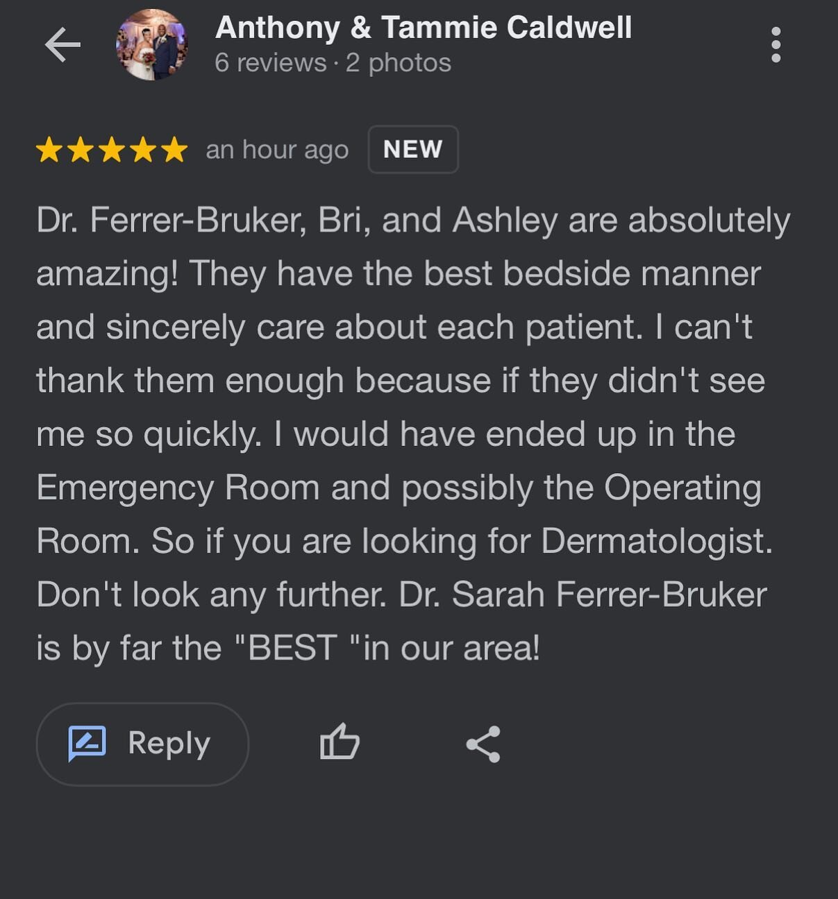 👆🏿👆🏽👆🏻❤️❤️❤️

This right here folks. This is what motivates us and lights up our days. 

#teamwork #dermatology #allages #allskintypes #weloveourpatients #boldcityderm