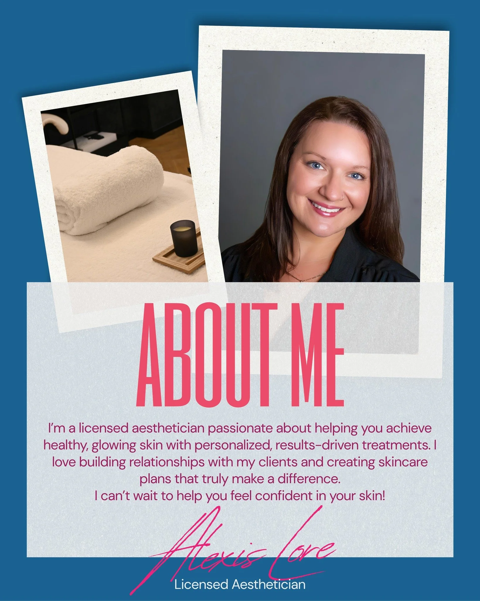 ✨ Meet Alexis, Our New Licensed Aesthetician! ✨

We&rsquo;re so excited to welcome Alexis to the Bold City Dermatology team! 💙

With over 16 years of experience in the medical field, Alexis is passionate about helping you look and feel your absolute