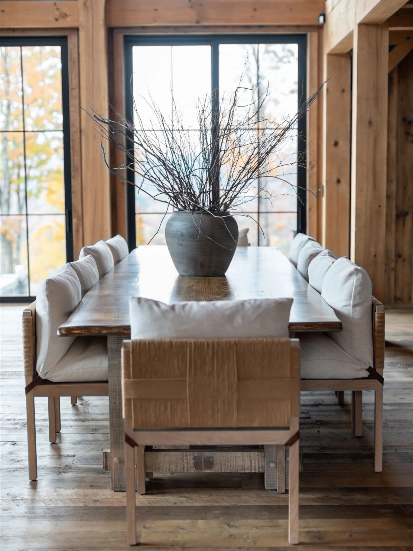 New England in the fall never gets old. 🍂

This home has some of my favorite fall foliage views of any project we&rsquo;ve designed. Every room offers a different perspective, and somehow each view is more beautiful than the last.

And while the sce