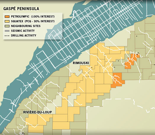 Map of Drilling/Seismic Activity