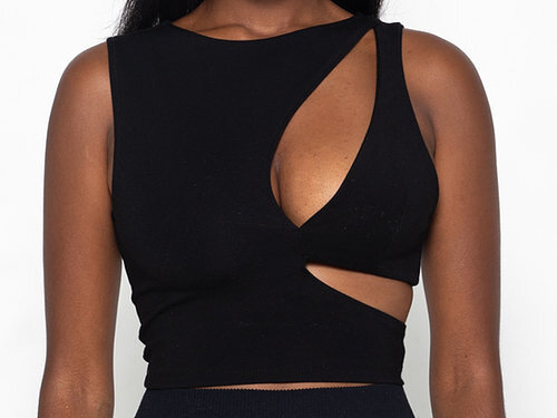 BLACK CUT OUT TOP