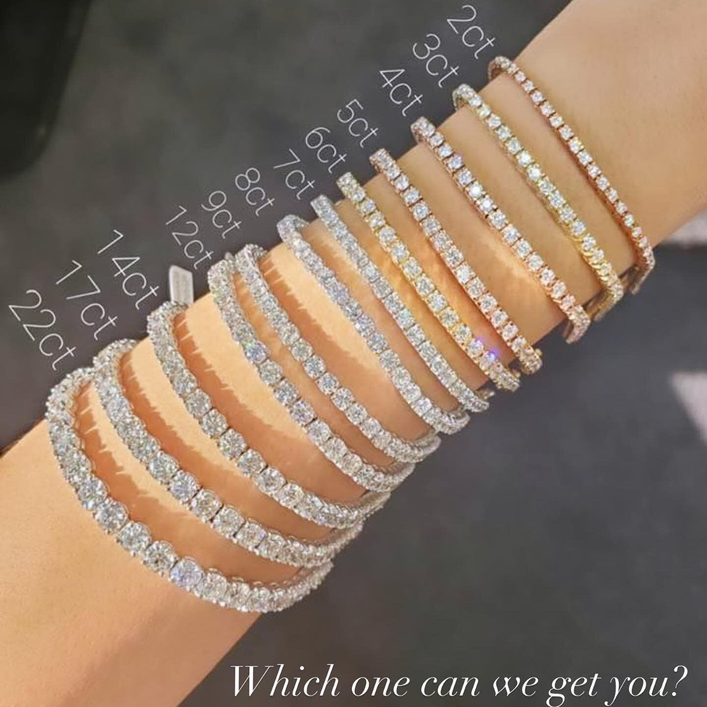 Which one is for you? 🎁

Diamond Tennis Bracelets in all sizes, cut and carat weight. Yellow, white or rose gold options 🥂 DM for pricing 💫

#wavediamonds #wavediamondsla