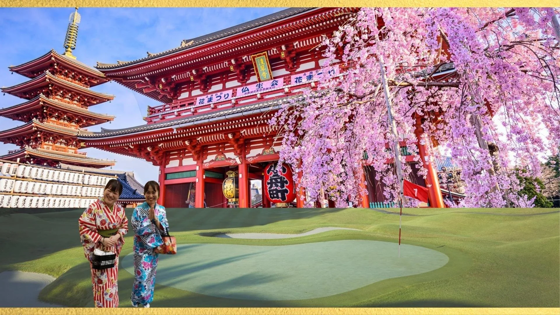 Japan ladies golf trip Tokyo