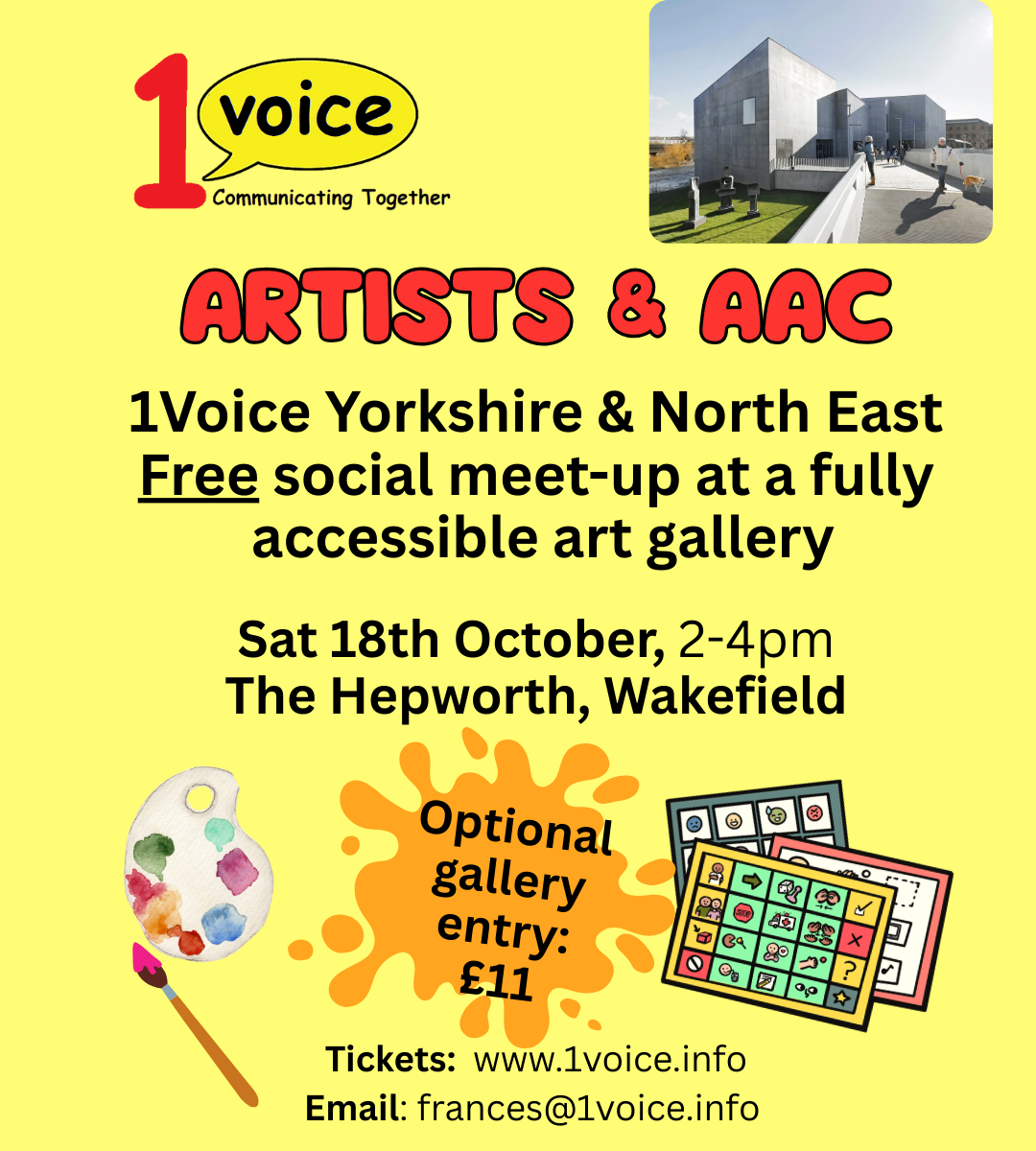 1Voice Yorkshire & Northeast - Artists & AAC