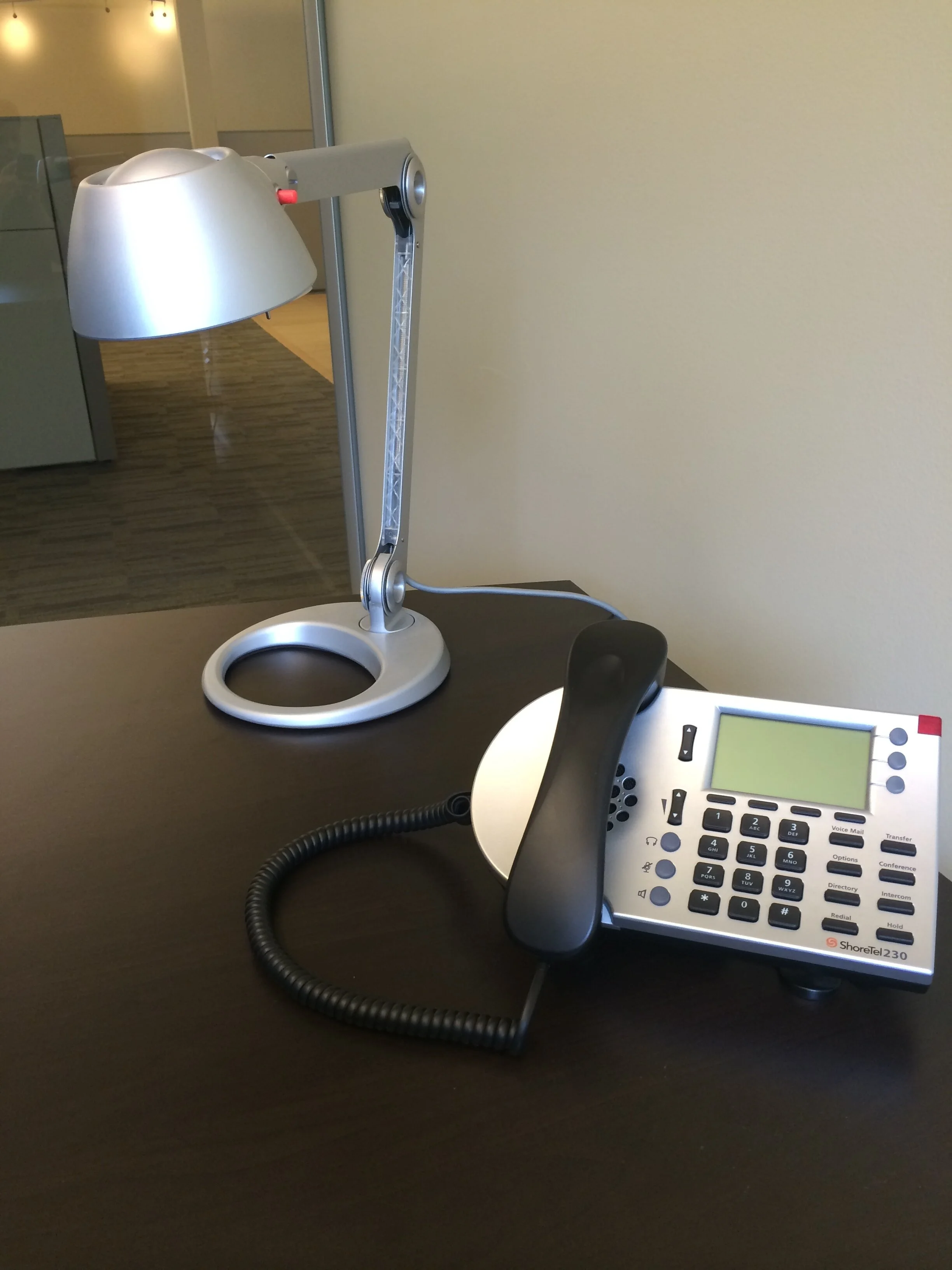 Lamp & Shortel Desk Phone.JPG