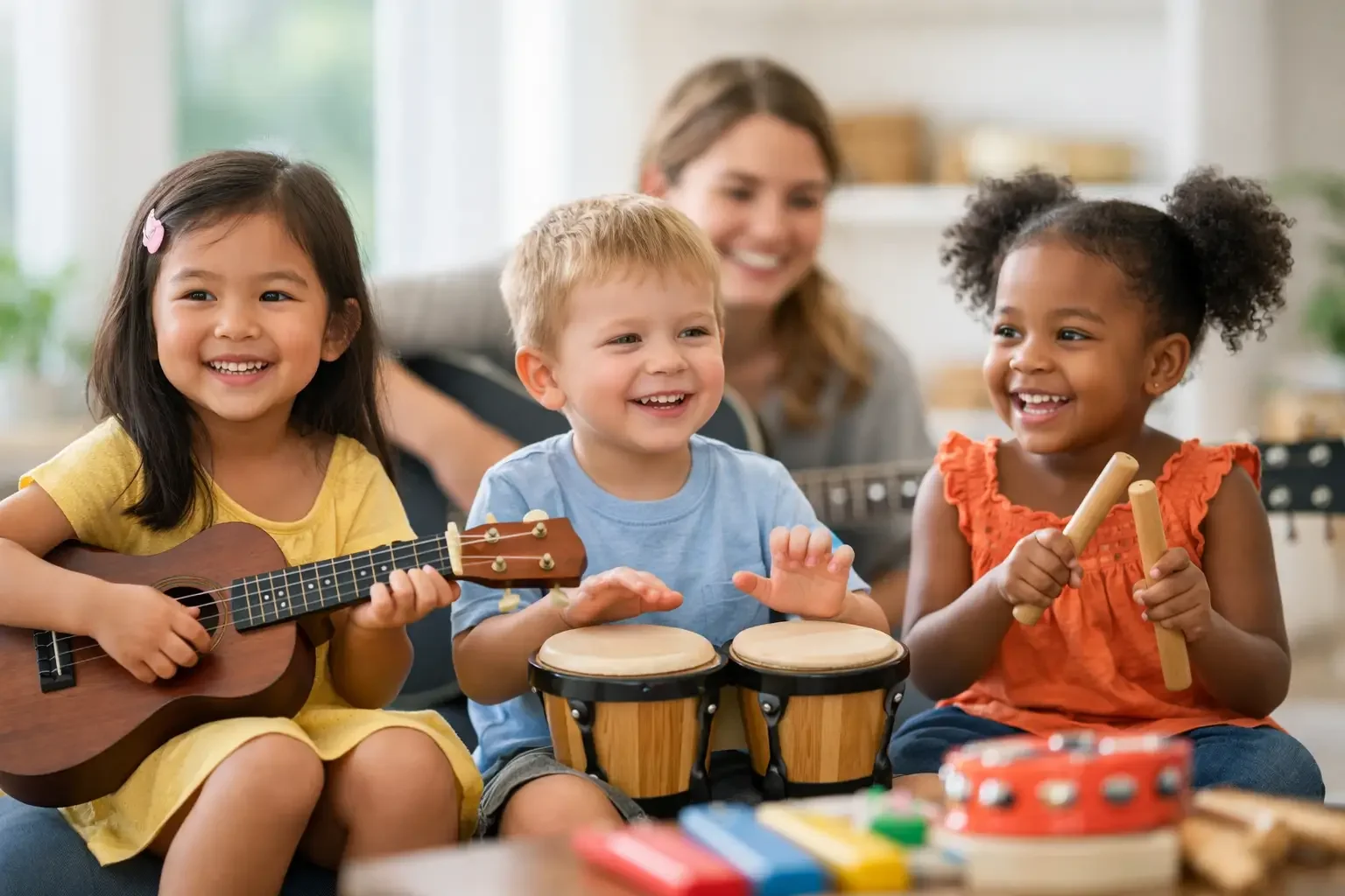7 Early Childhood Music Benefits for Kids