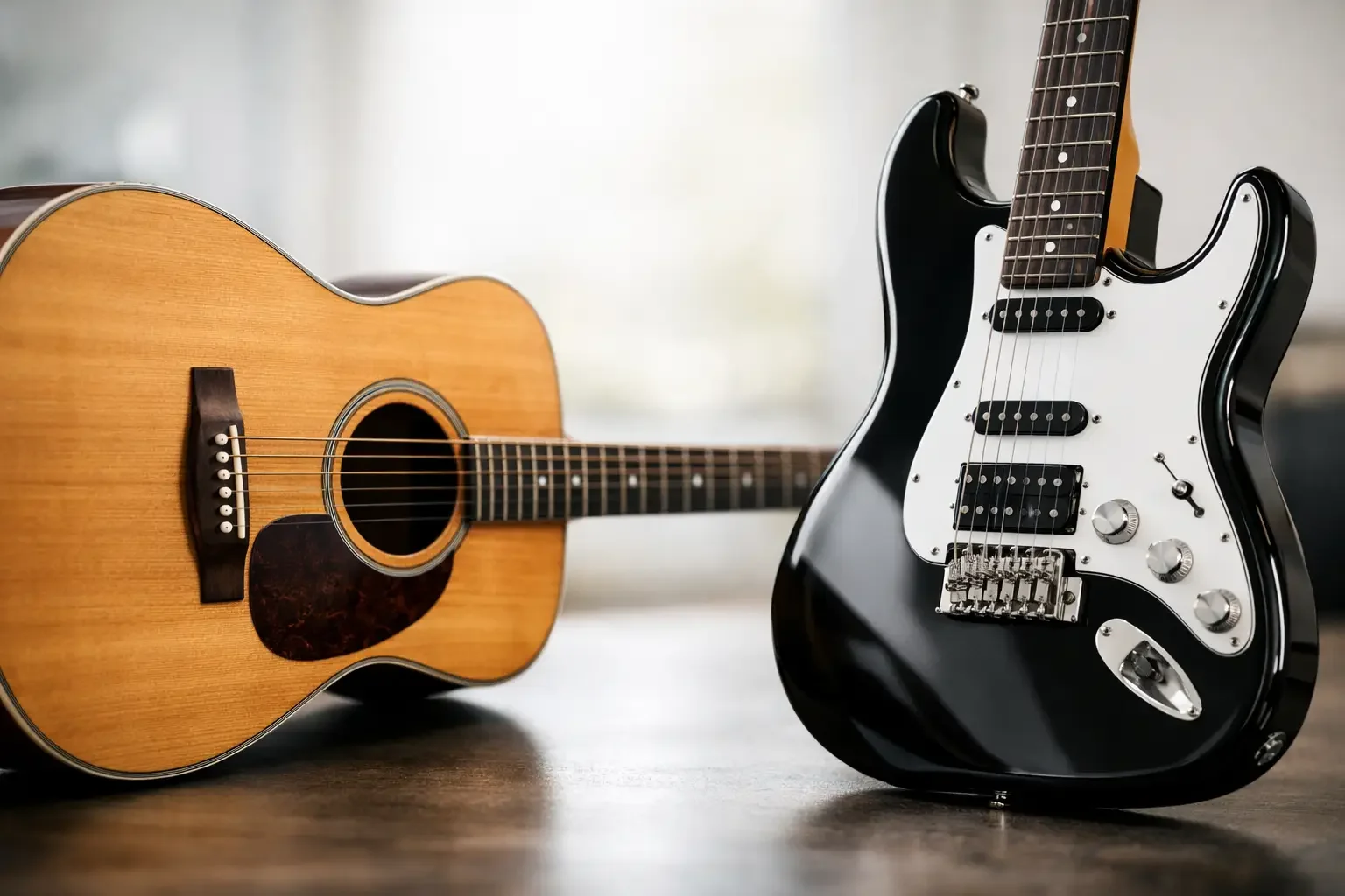 Acoustic Guitar Versus Electric Guitar