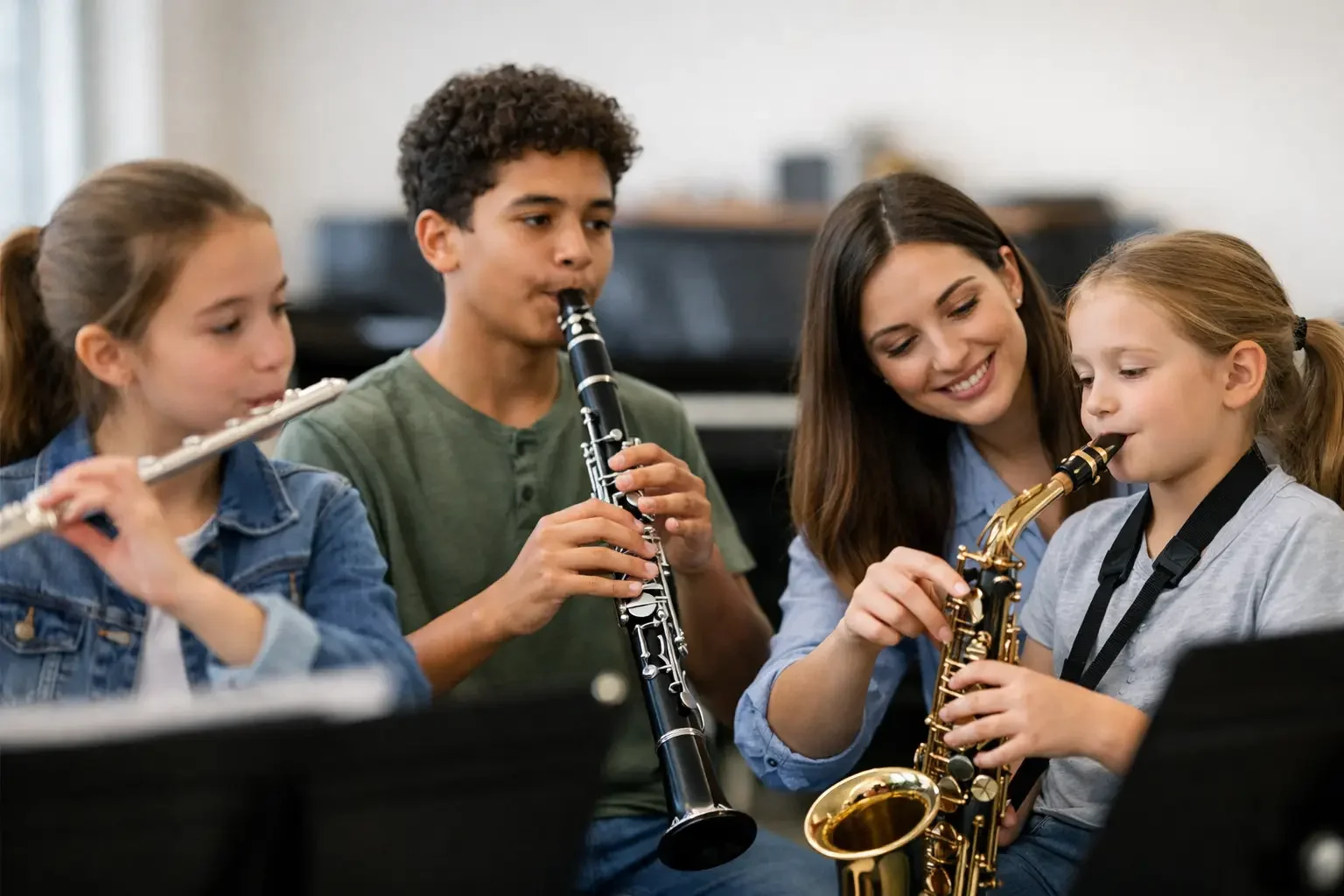 Woodwind Lessons for Students That Build Skills
