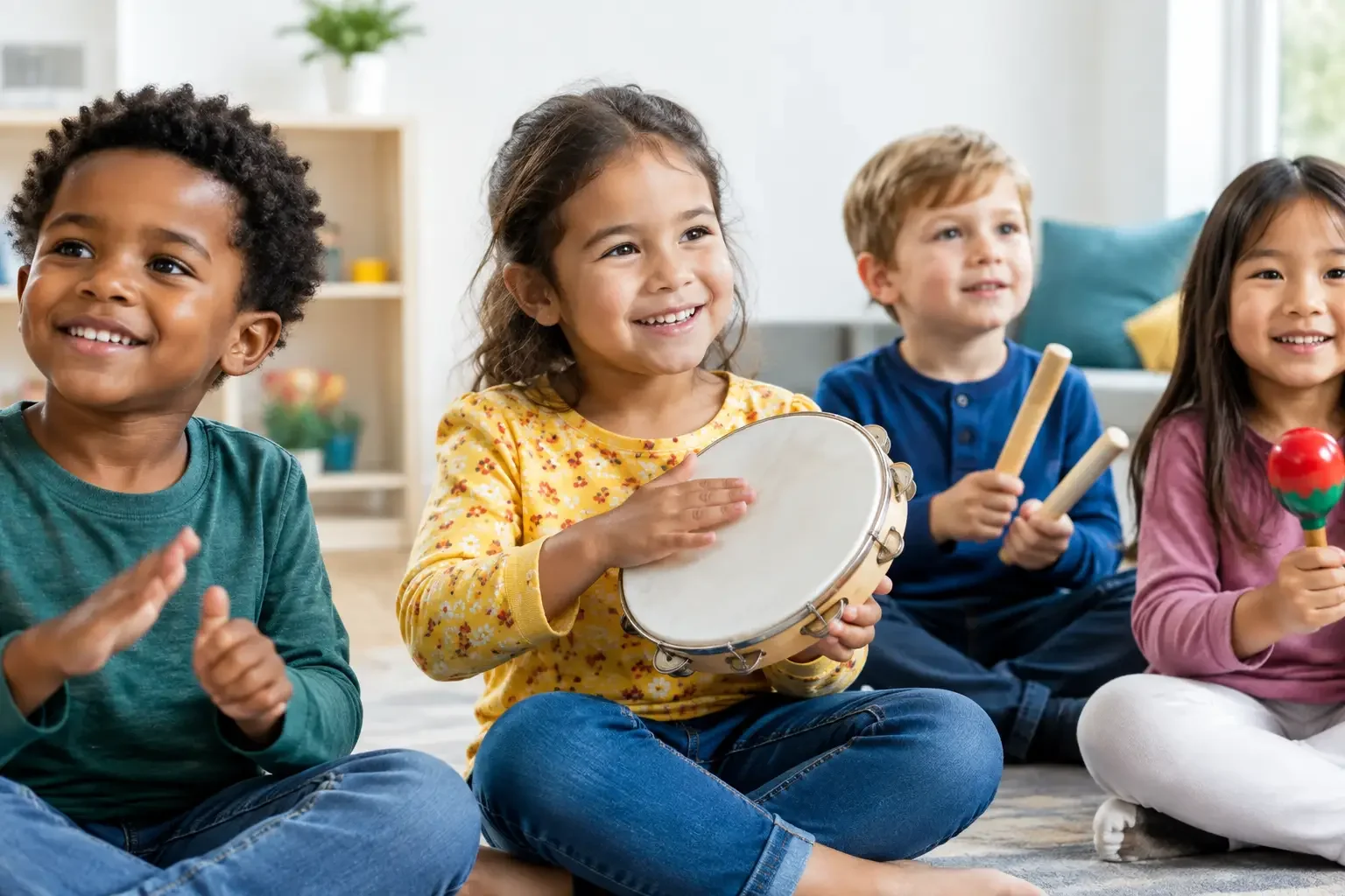 Can Preschoolers Learn Rhythm Skills? Yes.