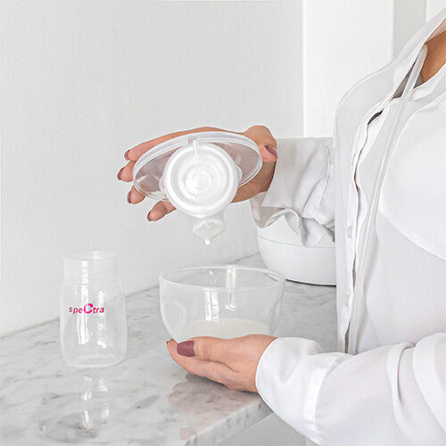 Spectra - CaraCups Wearable Milk Collection - Compatible with Spectra  Breast Pumps - 24mm : : Baby
