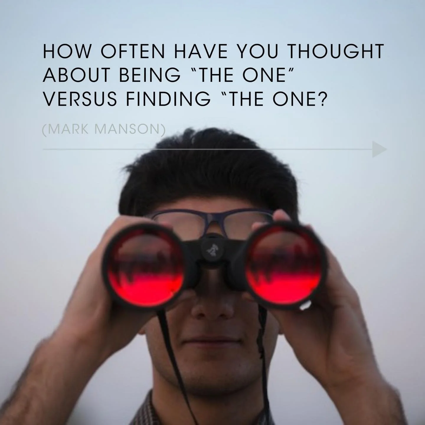 Having healthy expectations  of ourselves and of others can keep the bar elevated when seeking and maintaining a loving relationship.

But the pursuit of perfection can be a trap.

Do you consider yourself as "The One"?

Comment below 👇