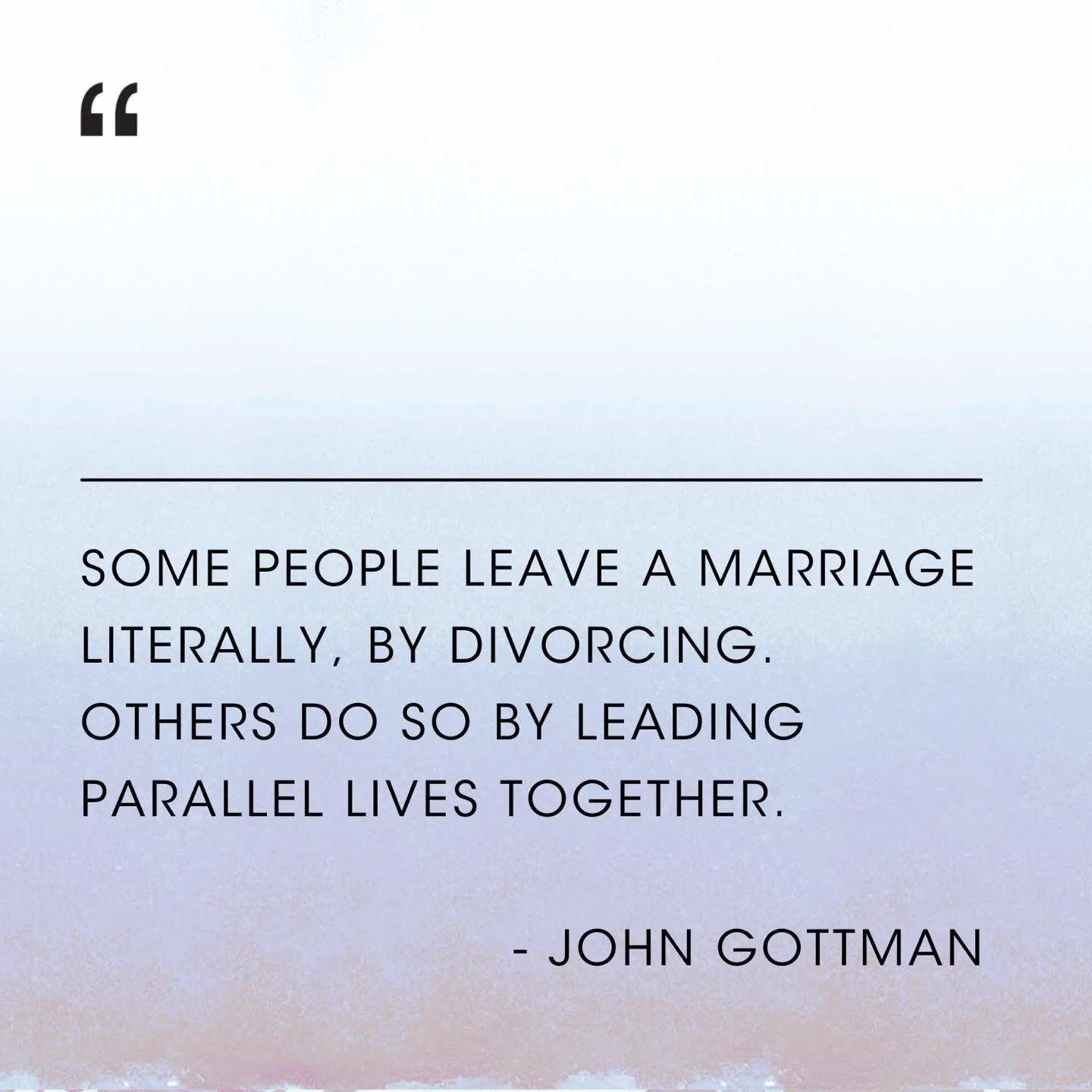 💕 I call the "parallel lives syndrome" (while married or partnered) non-benign neglect.

Even if there isn't an intent to disconnect, leaving your relationship to fend for itself is a recipe for gradual erosion.

👬 Are you checked out of 