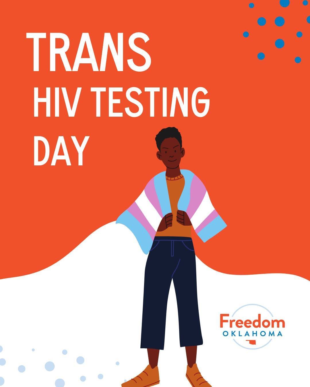 April 18 is National Transgender HIV Testing Day, a day to recognize the importance of routine HIV testing, status awareness, &amp; continued focus on HIV prevention &amp; treatment for transgender &amp; nonbinary people. https://bit.ly/3NuoGOh #Stop