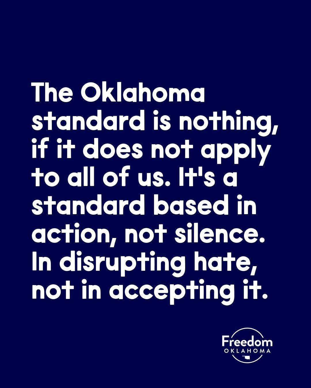 29 years ago, a bomb went off in Oklahoma City and shook the world. We honor those lives lost, and those lives forever changed by an act of hate-based violence. We remember that the first arrest response to the bombing was a baseless attack, targetin