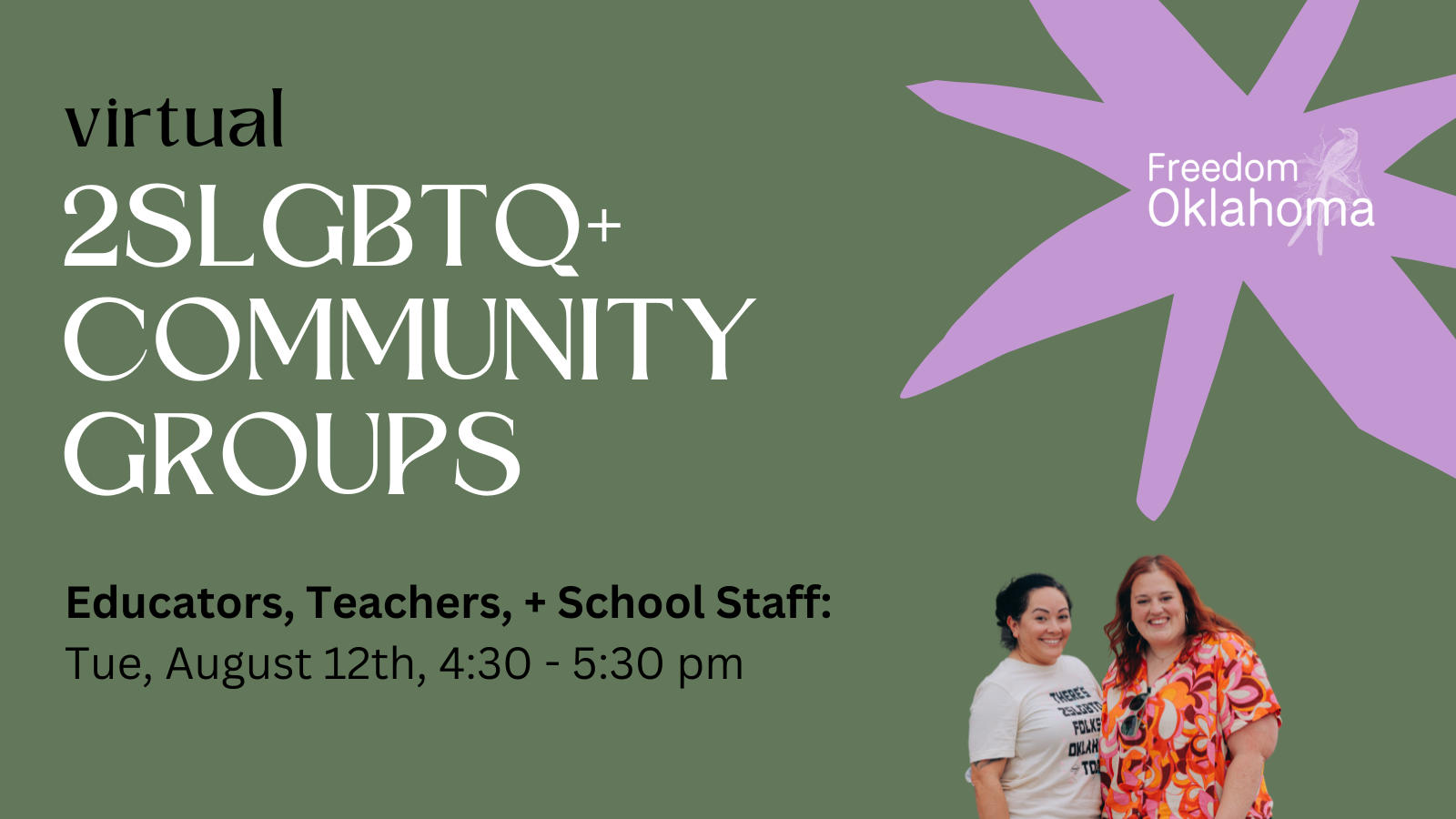 August Educator Community Group