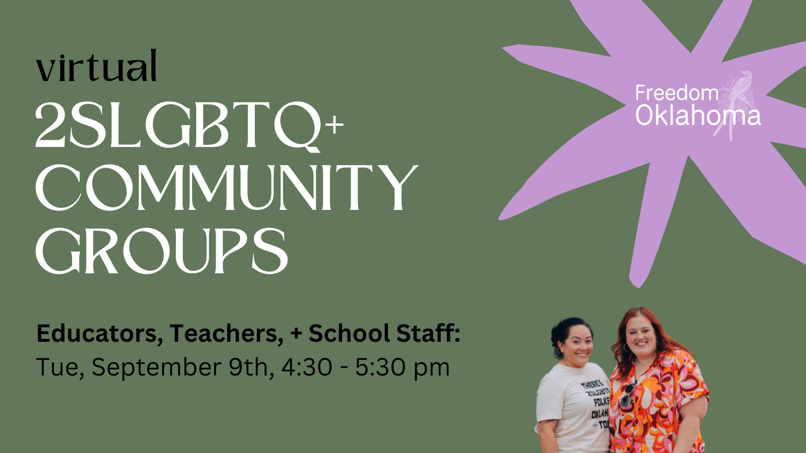August Educator Community Group