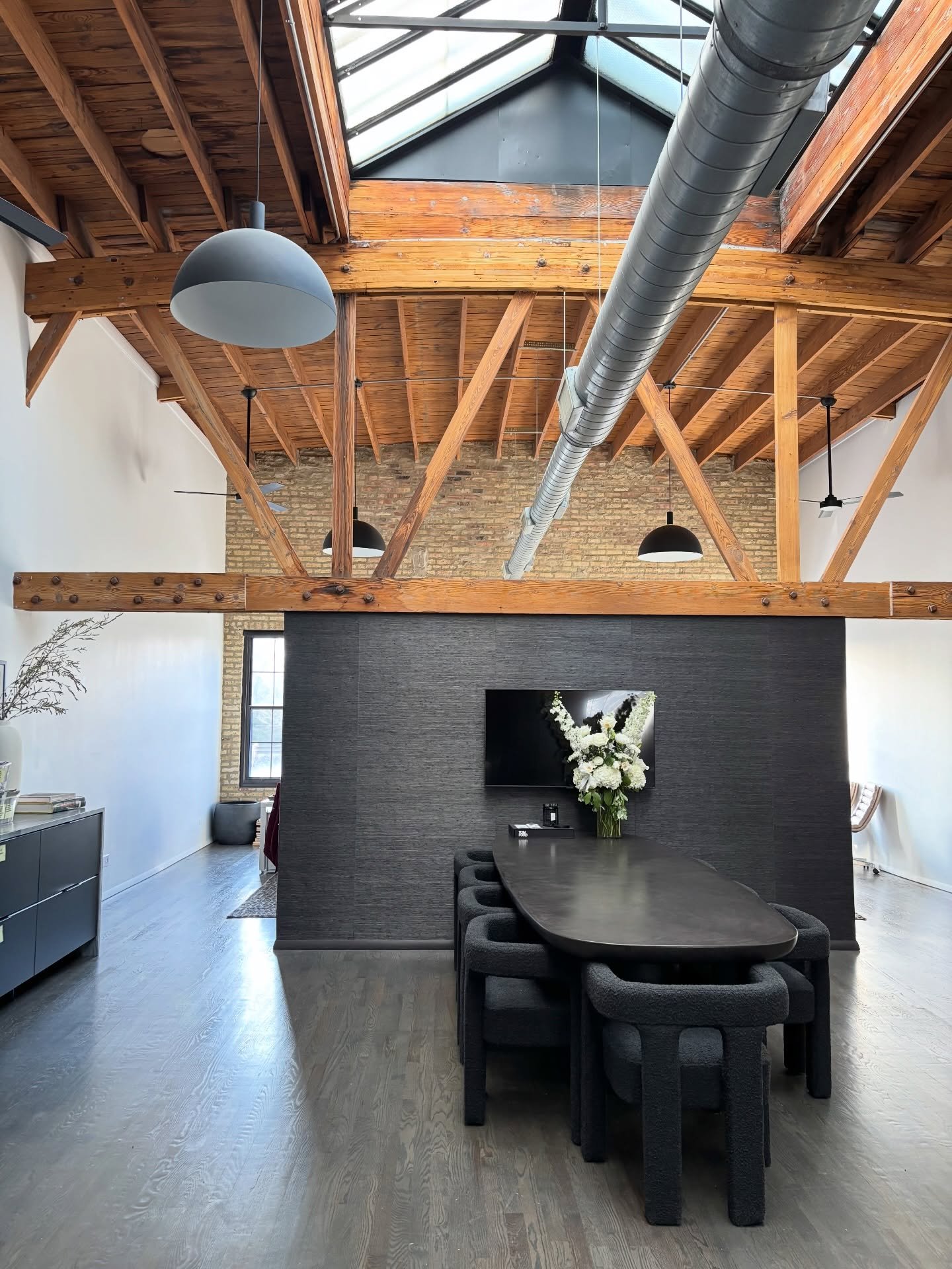 We&rsquo;ve been booked and busy and we&rsquo;re not complaining one bit! 

Started our next overhaul. First up, sorting fabrics + wall coverings by vendor to ensure all samples are updated and current. Can&rsquo;t wait to show you this transformatio