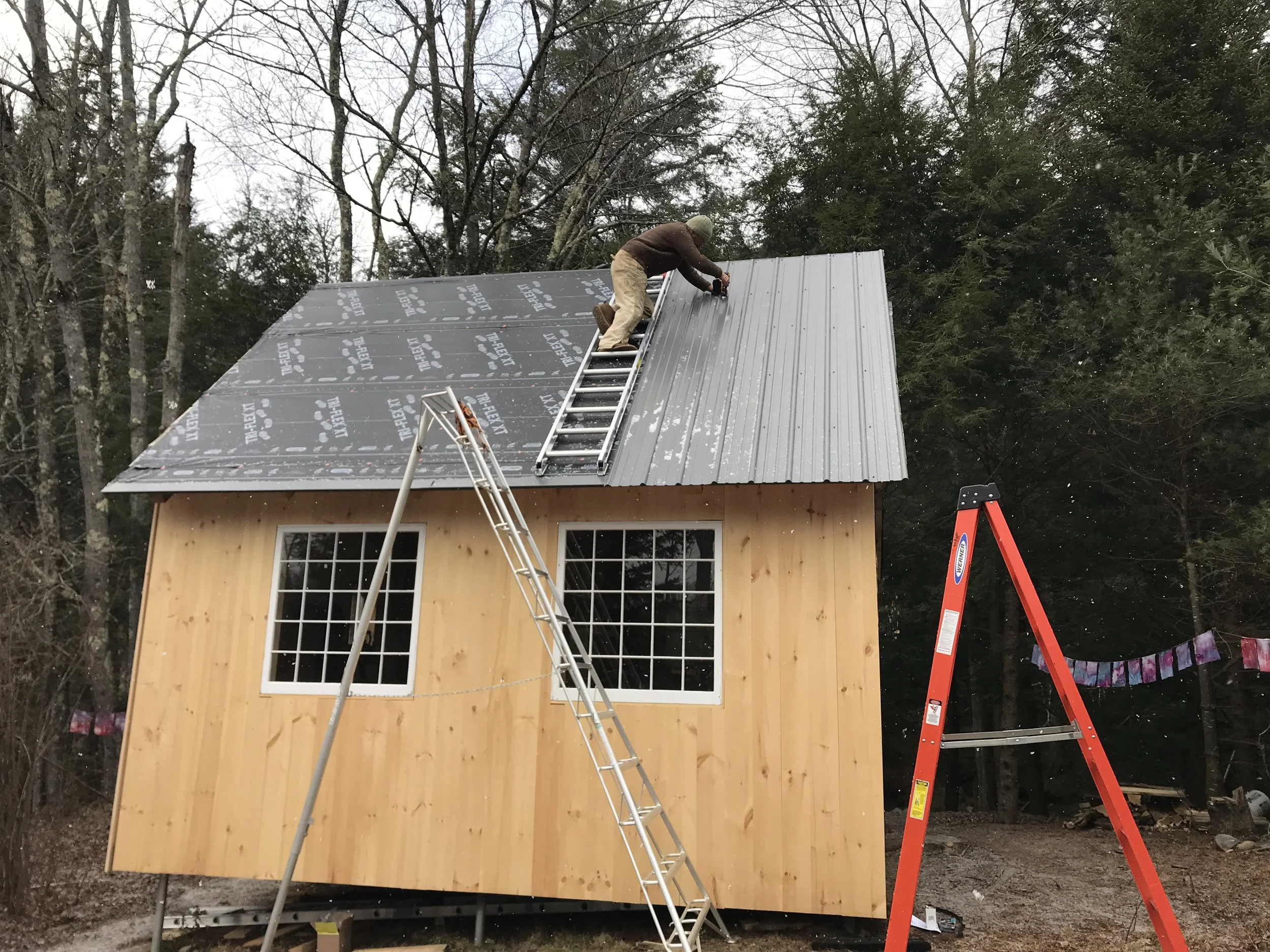 My husband took over roof duties, for which I am very grateful.