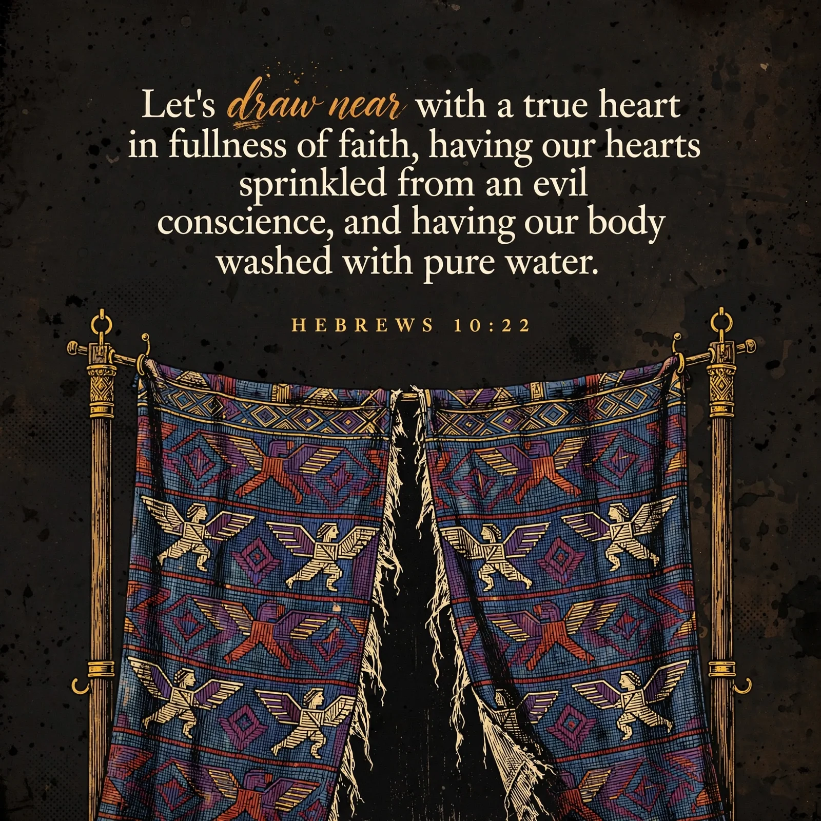 Draw Near - Hebrews 10:22 artwork