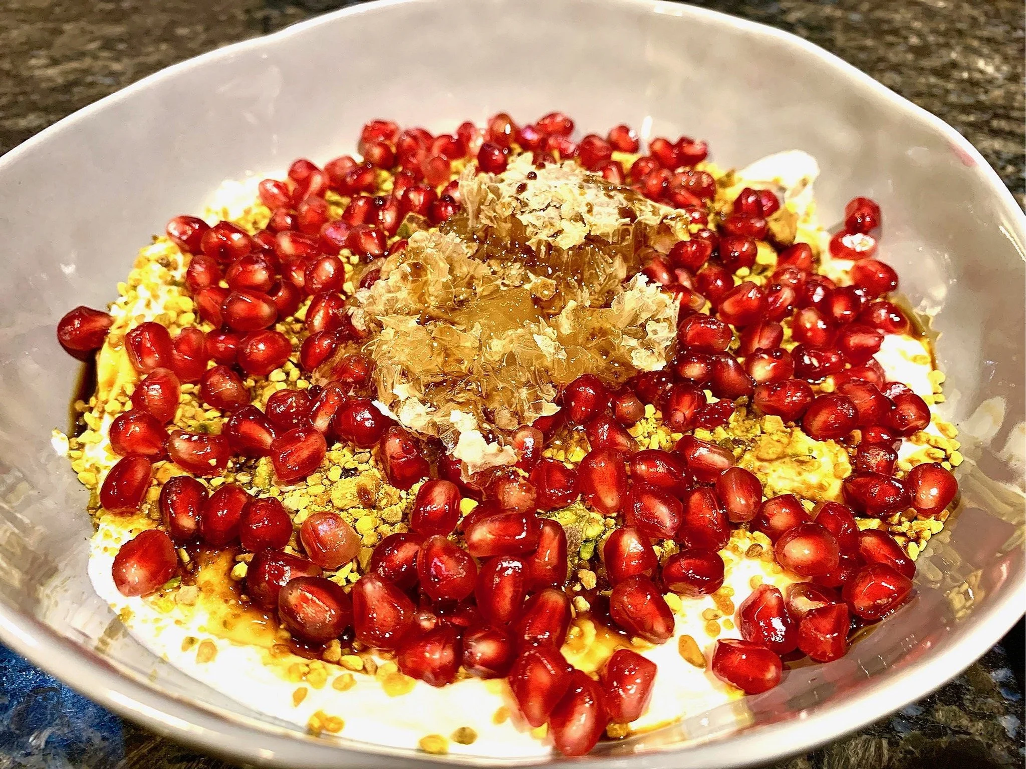 Bejeweled Labneh with Pistachio and — Mountain Medicinals