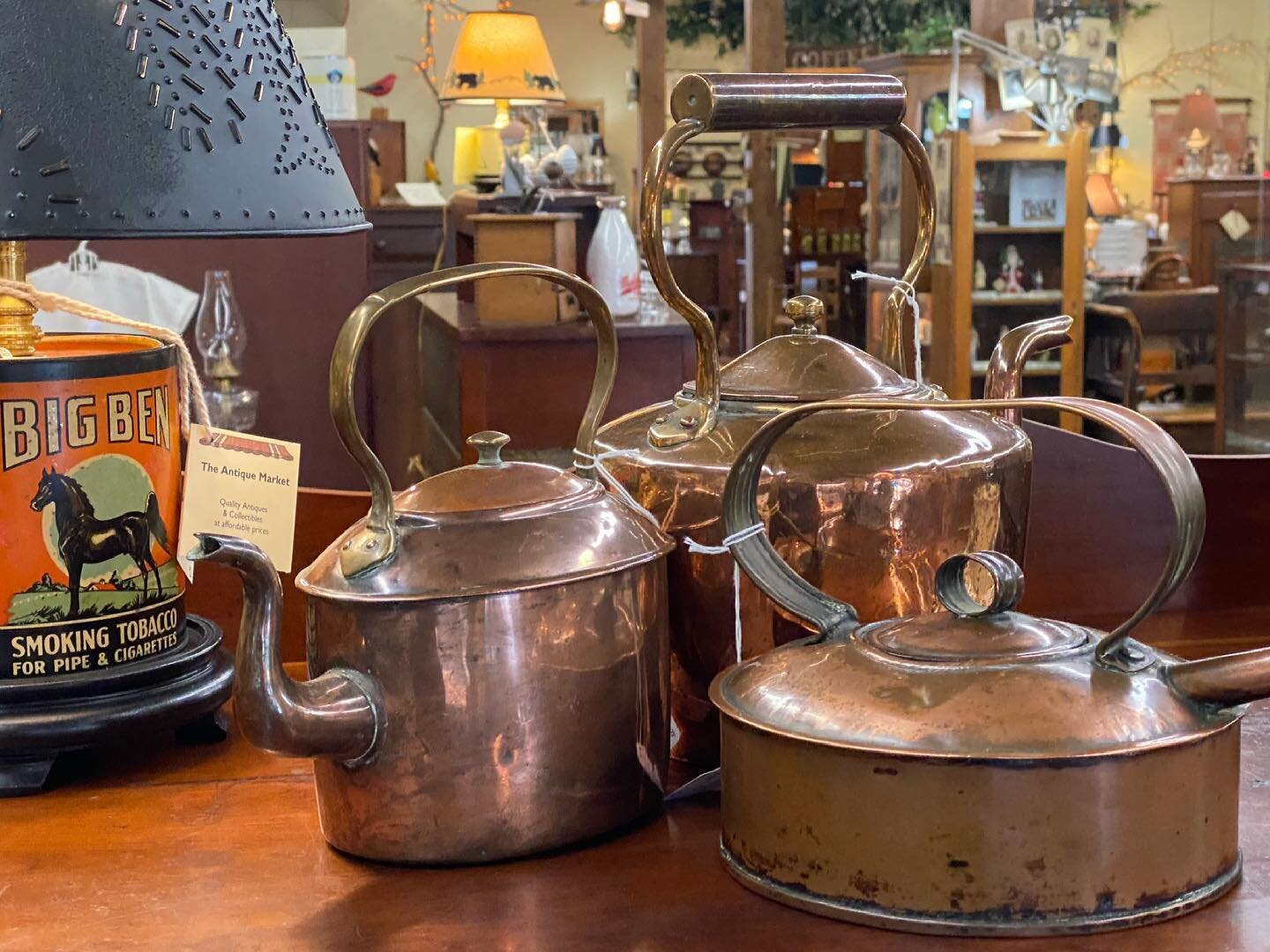 Copper teapots just in from Europe!!