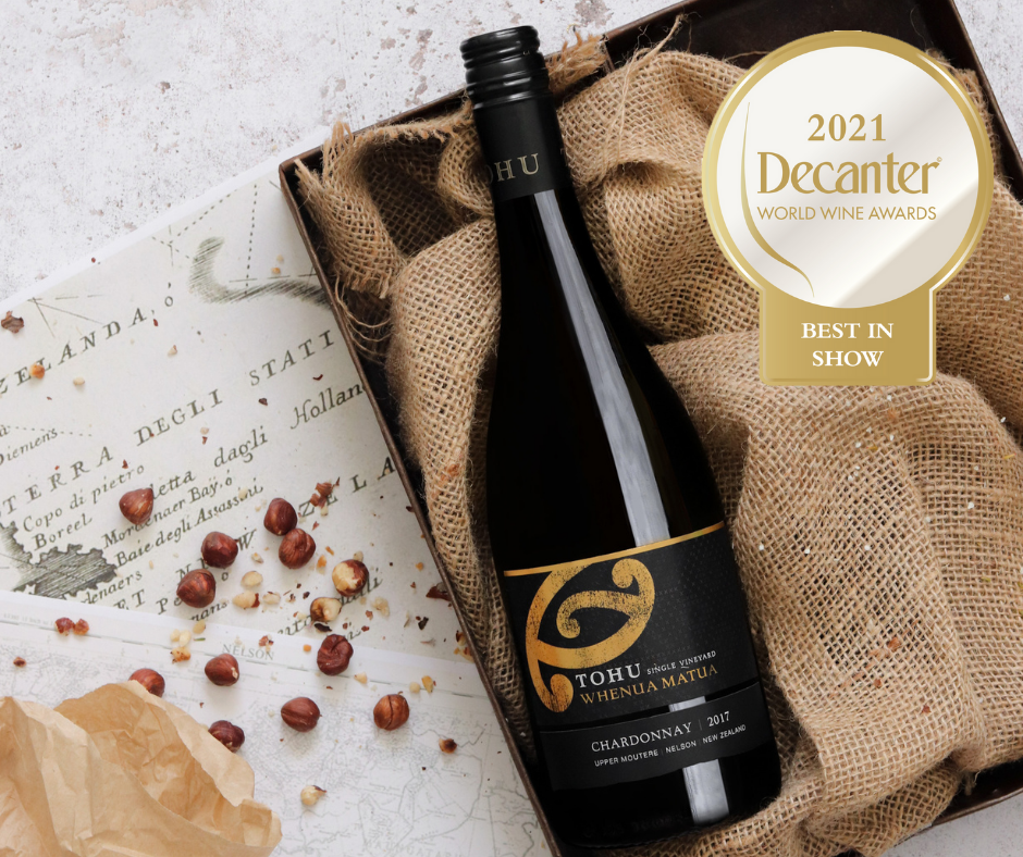 PRESTIGIOUS DECANTER WINE AWARDS  NAMES TOHU CHARDONNAY  BEST IN SHOW 