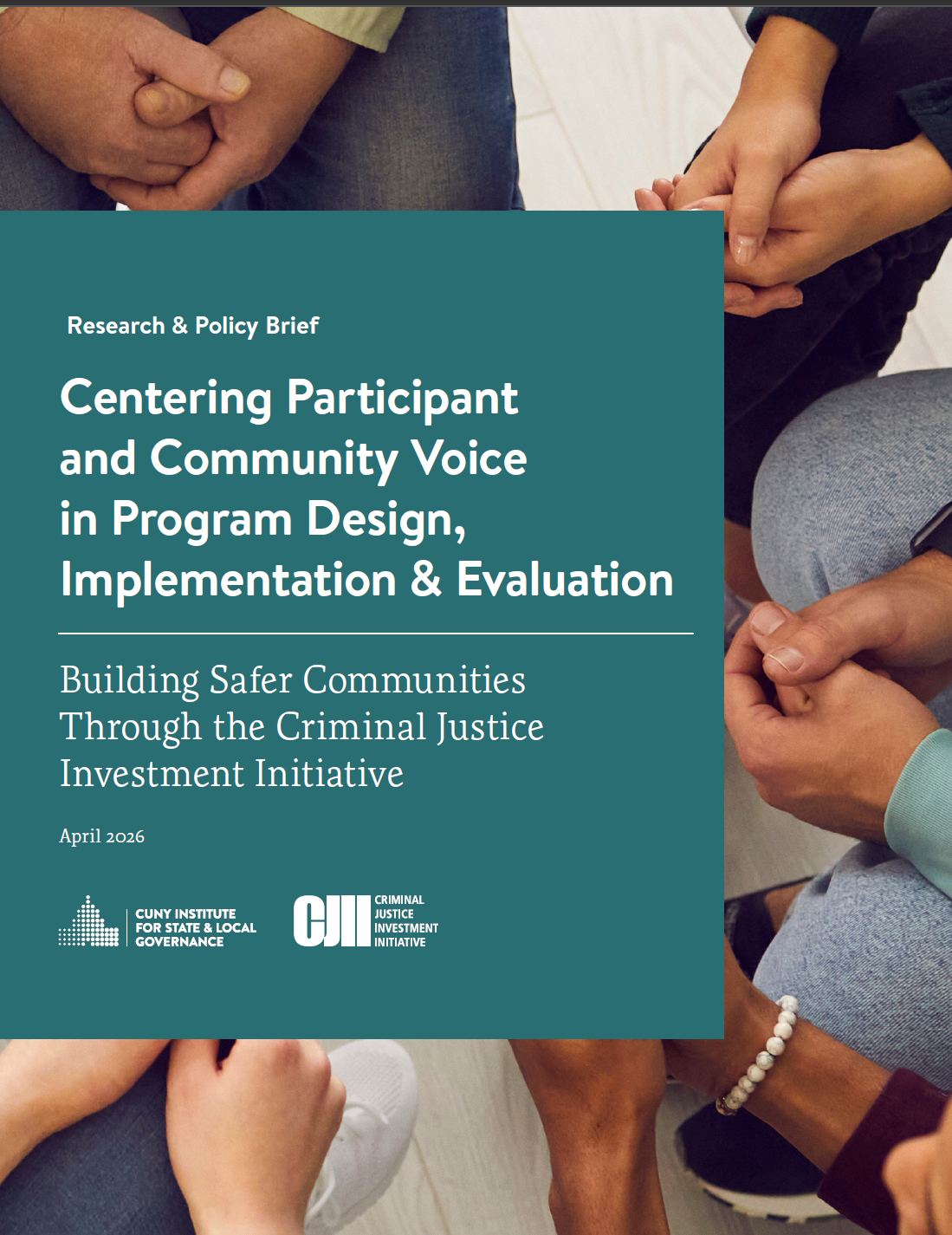 Centering Community Voice report cover