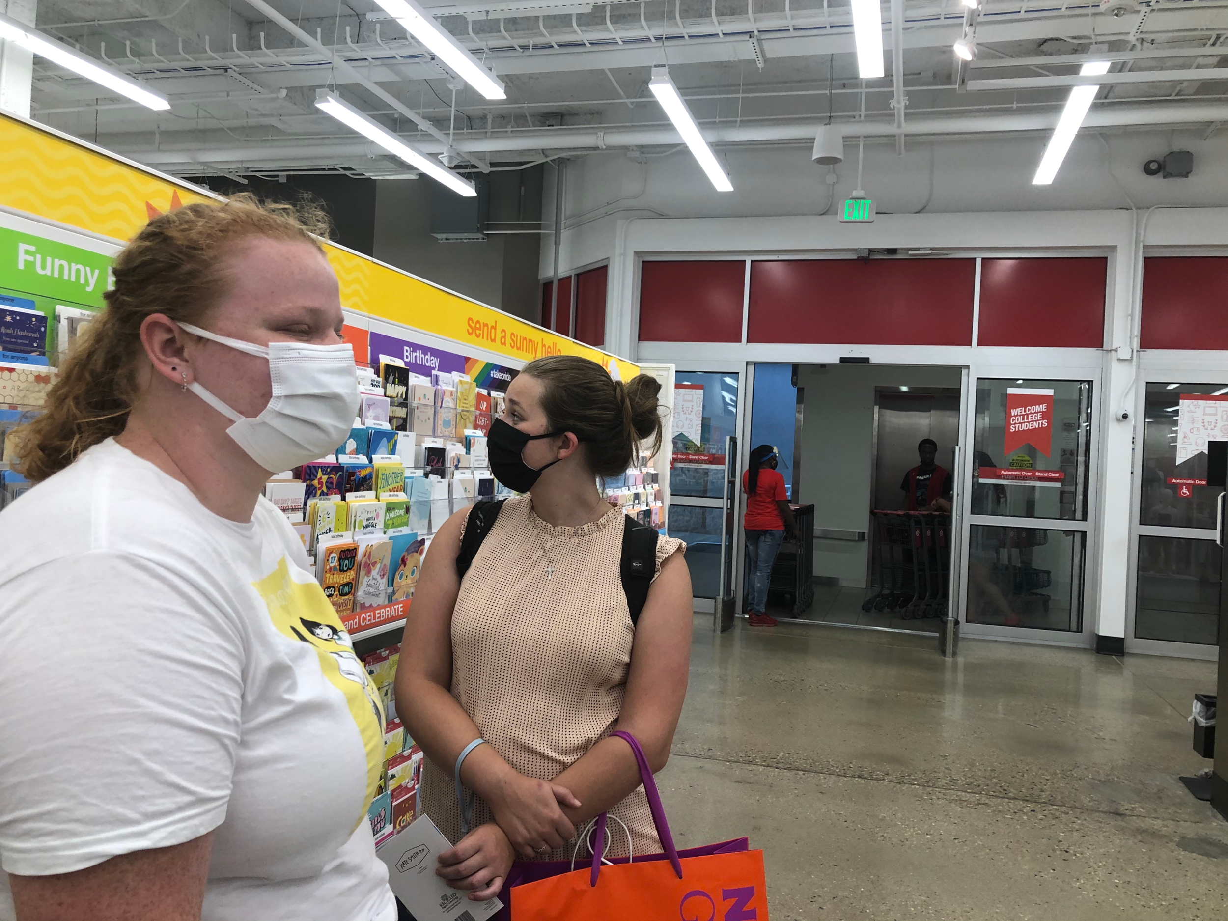 Local Target shoppers say that going back to the mask mandate has been challenging but ultimately they feel safer with the restrictions for their in-store shopping experience.