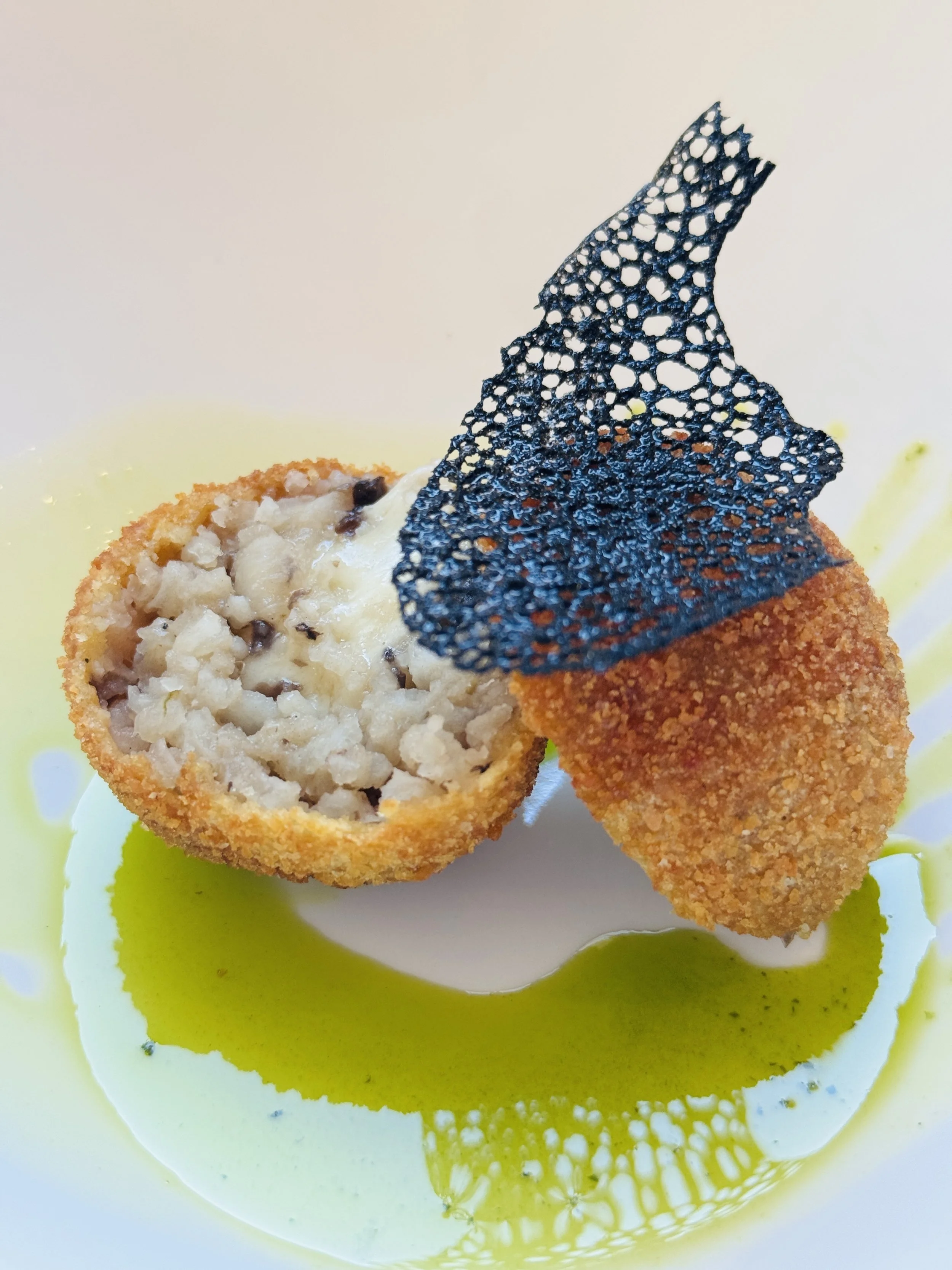 MUSHROOM TRUFFLE ARANCINI BALLS