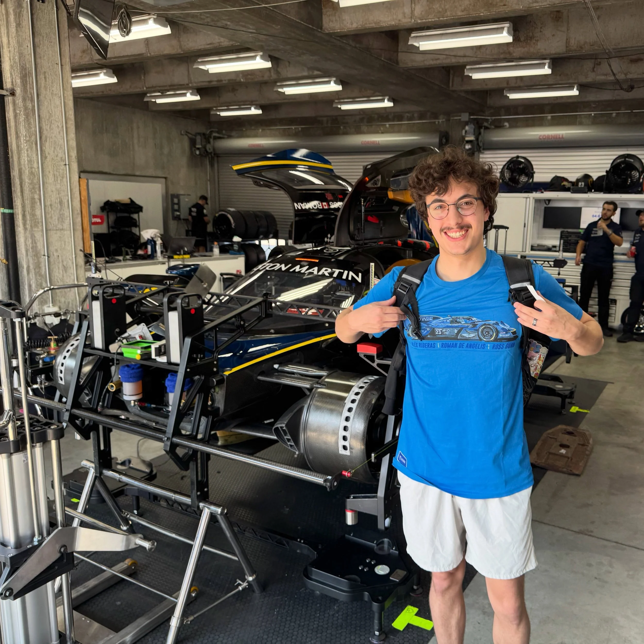 Meet our August Spotlight from the Grandstands, Aiden! 👋

Aiden became a THOR fan in 2024 after attending his first-ever race at Sonoma, where he fell in love with our GT4 Aston Martin Vantage. While the No. 26 Vantage is his favorite car, Roman tak