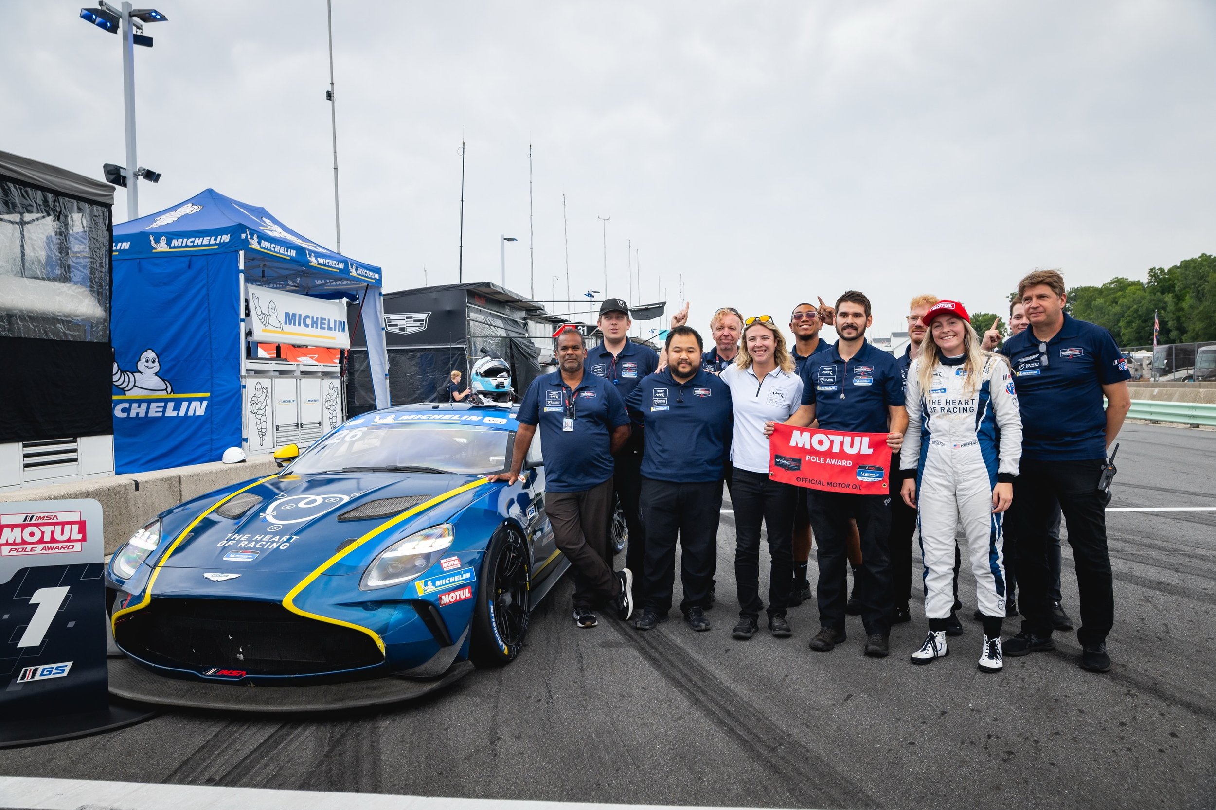 3 IN A ROW! Grish does it again! The No. 26 Vantage will start from the front row in tomorrow&rsquo;s two hour race 👏