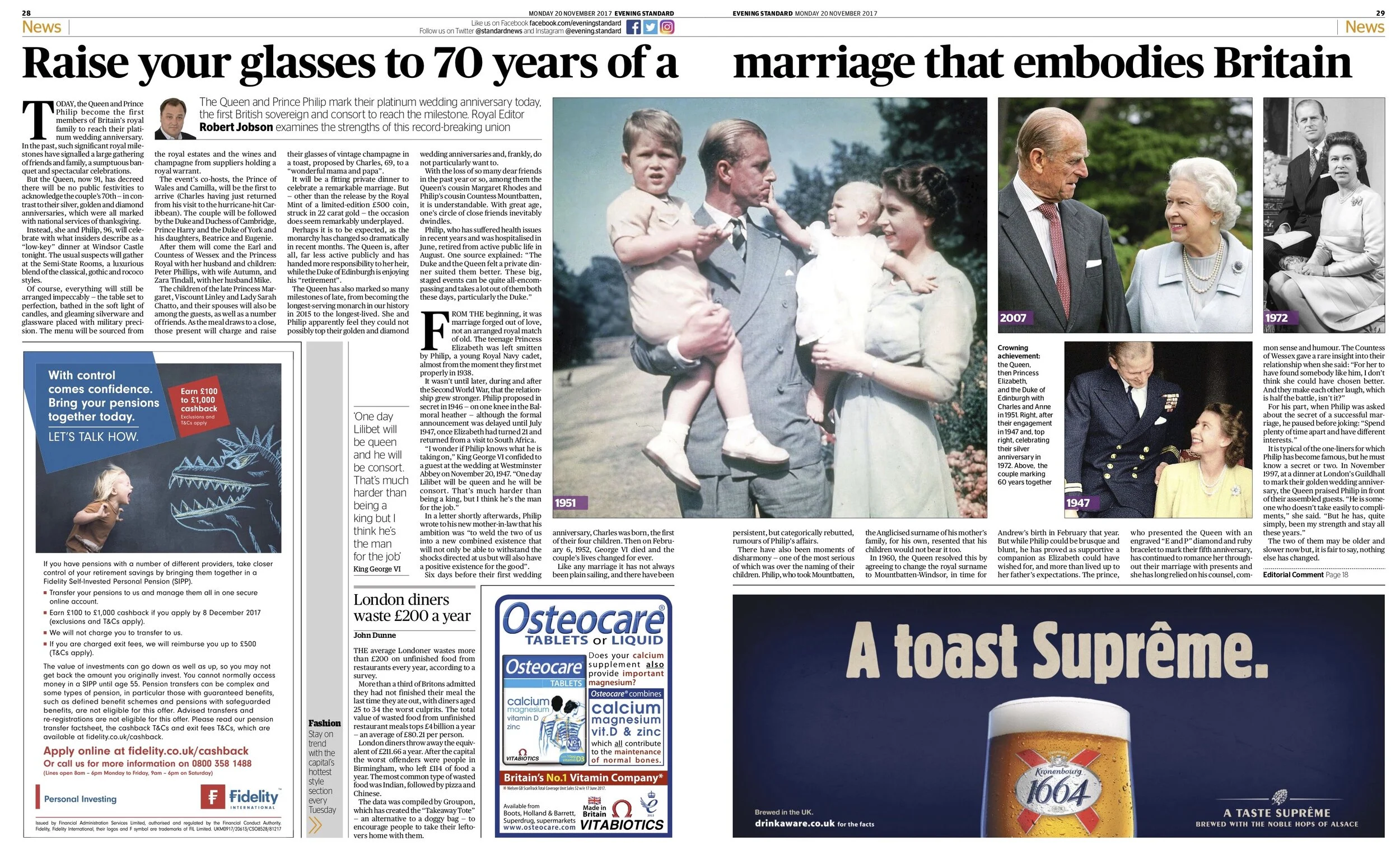 The Queen and Duke of Edinburgh’s Anniversary