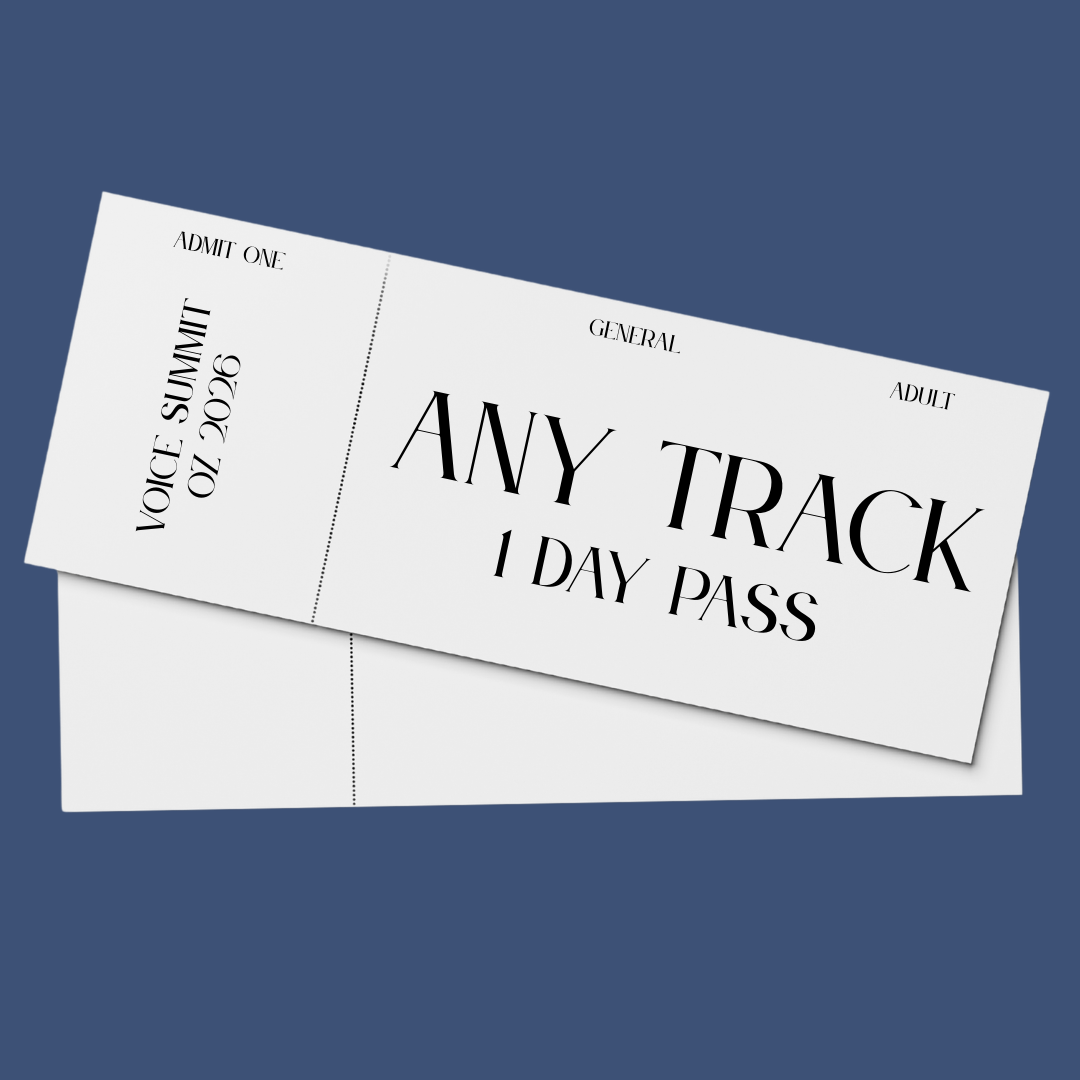 The Voice Summit: OZ - 1 day Pass
