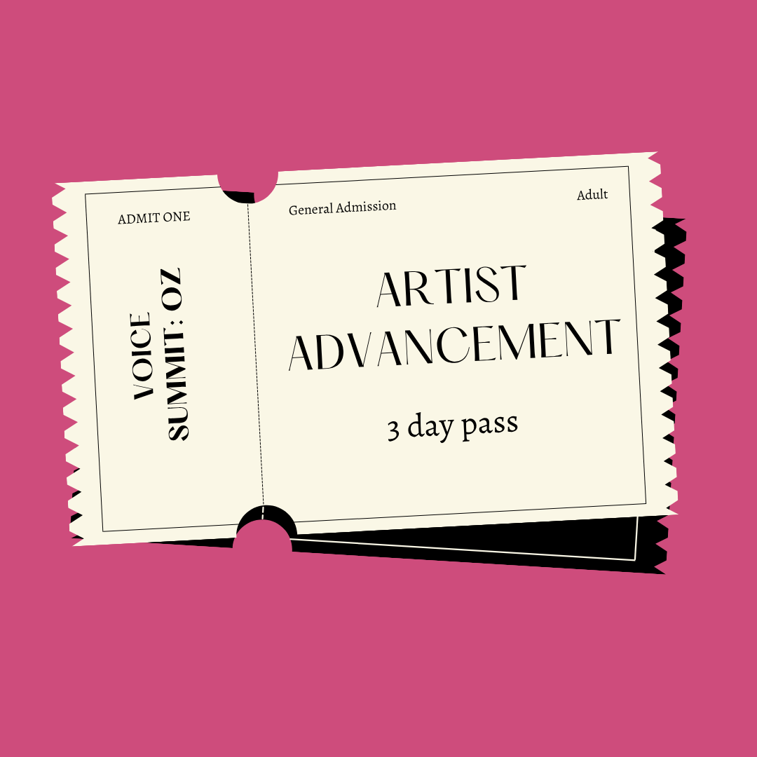 Artist Advancement - Voice Summit: OZ