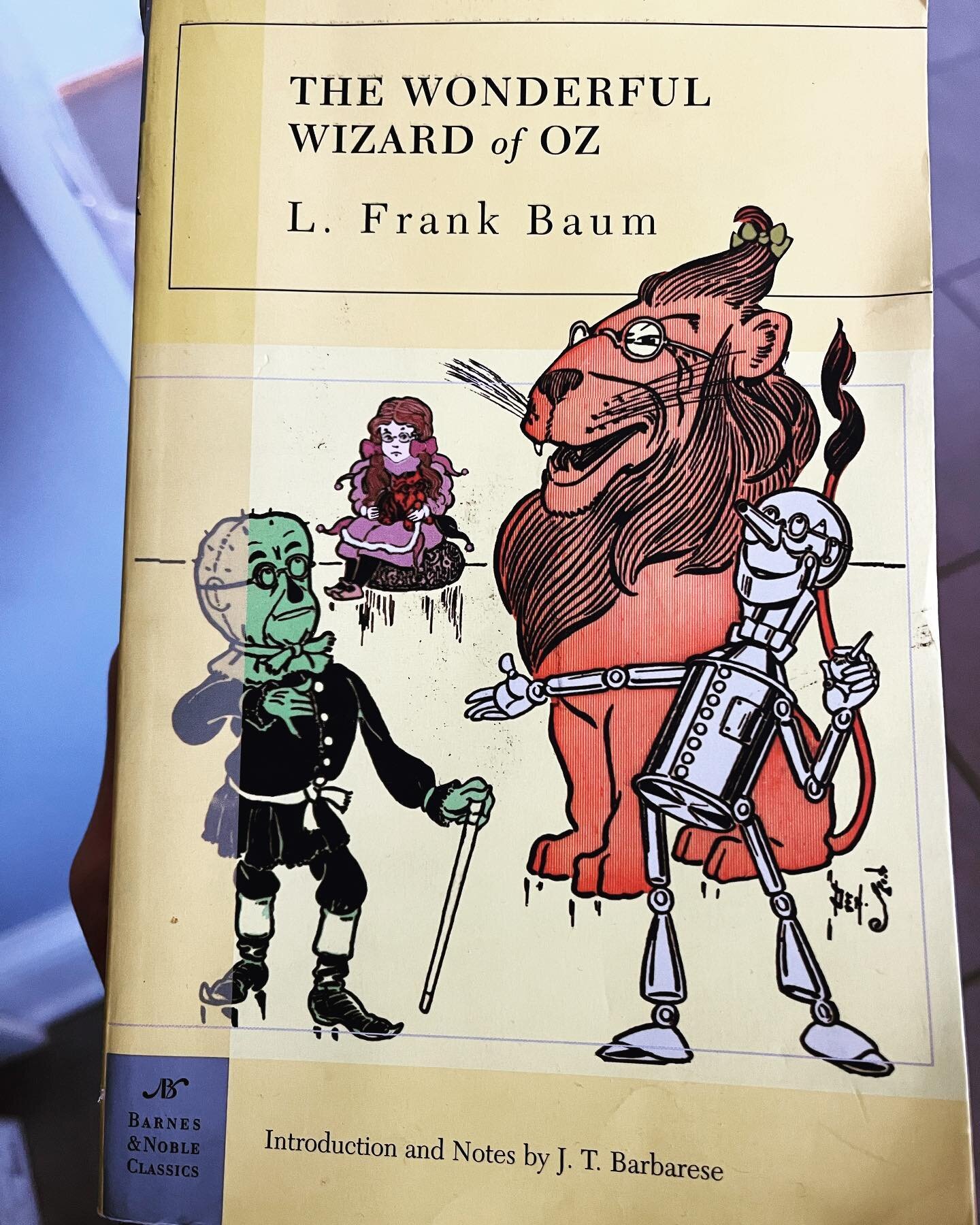 Holiday reading. The Wonderful Wizard of Oz, L. Frank Baum, published 1900.