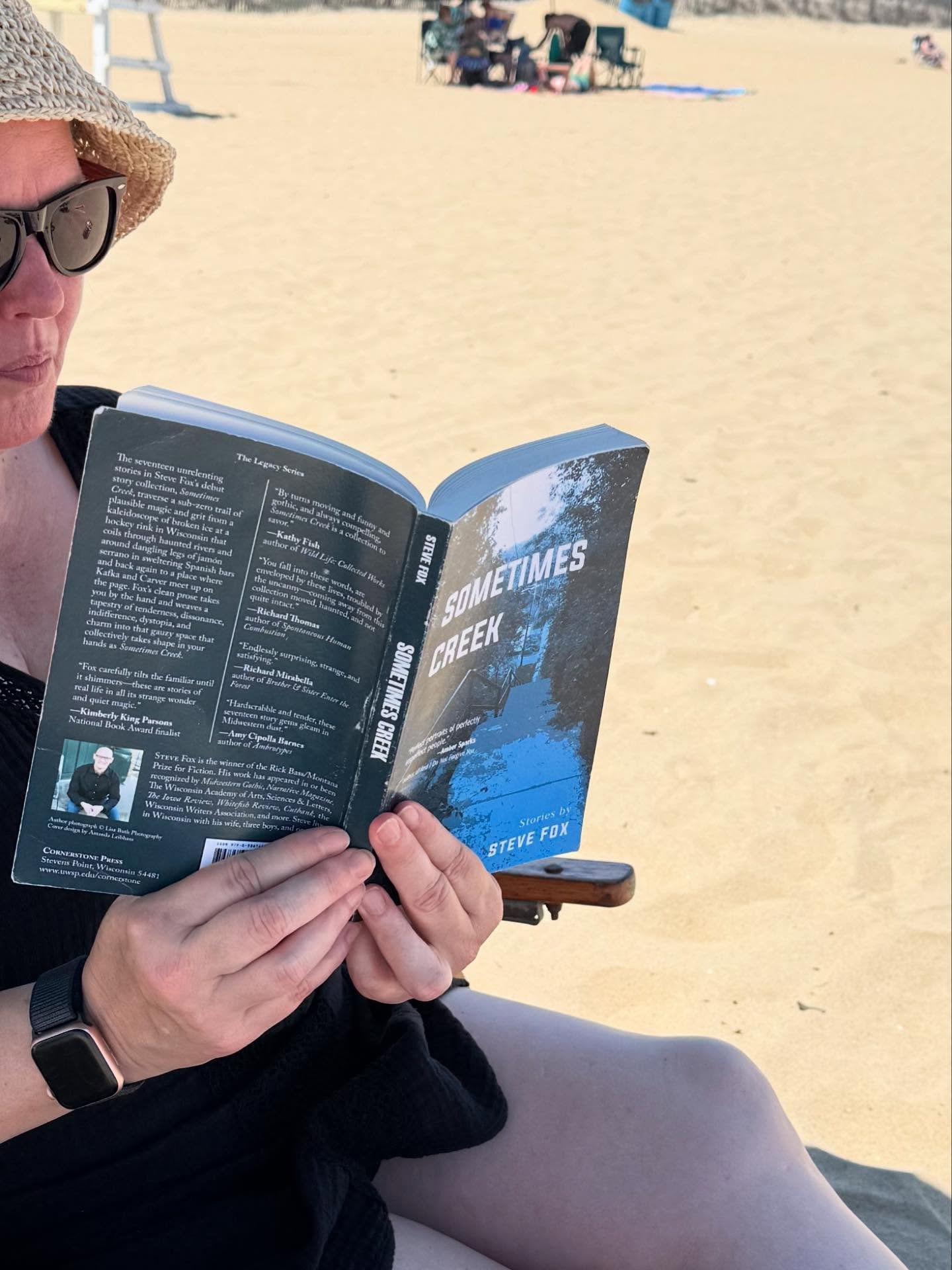 Spotted in the wild ~&gt; Beach-read achievement badge unlocked!
#rehoboth #beach #delaware