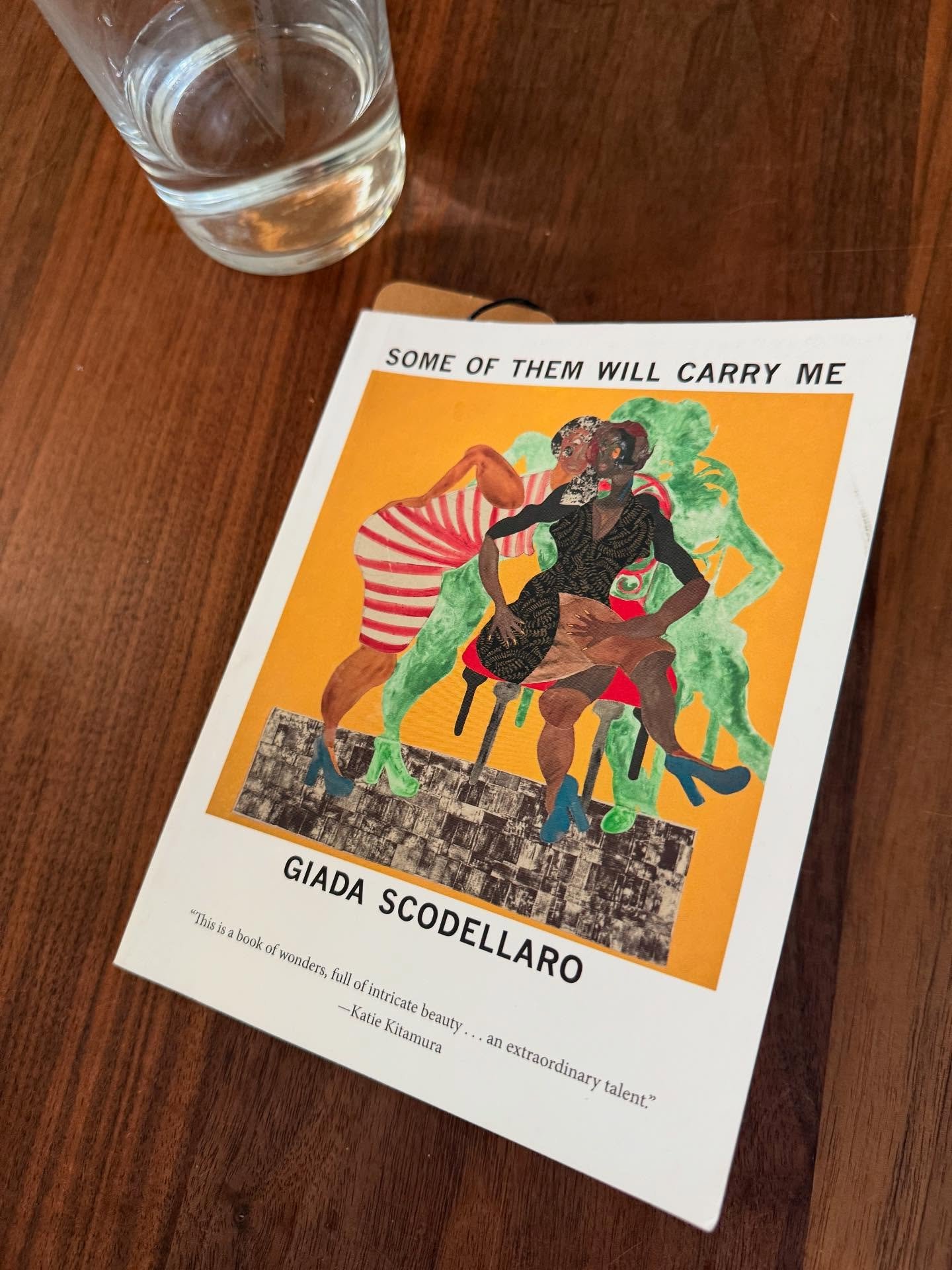 Morning read: Some of Them Will Carry Me, @__giadina . Thanks to @dorothyproject for recommendation at #awp24 in KC. 
#writing #writersofinstagram #rehoboth #delaware