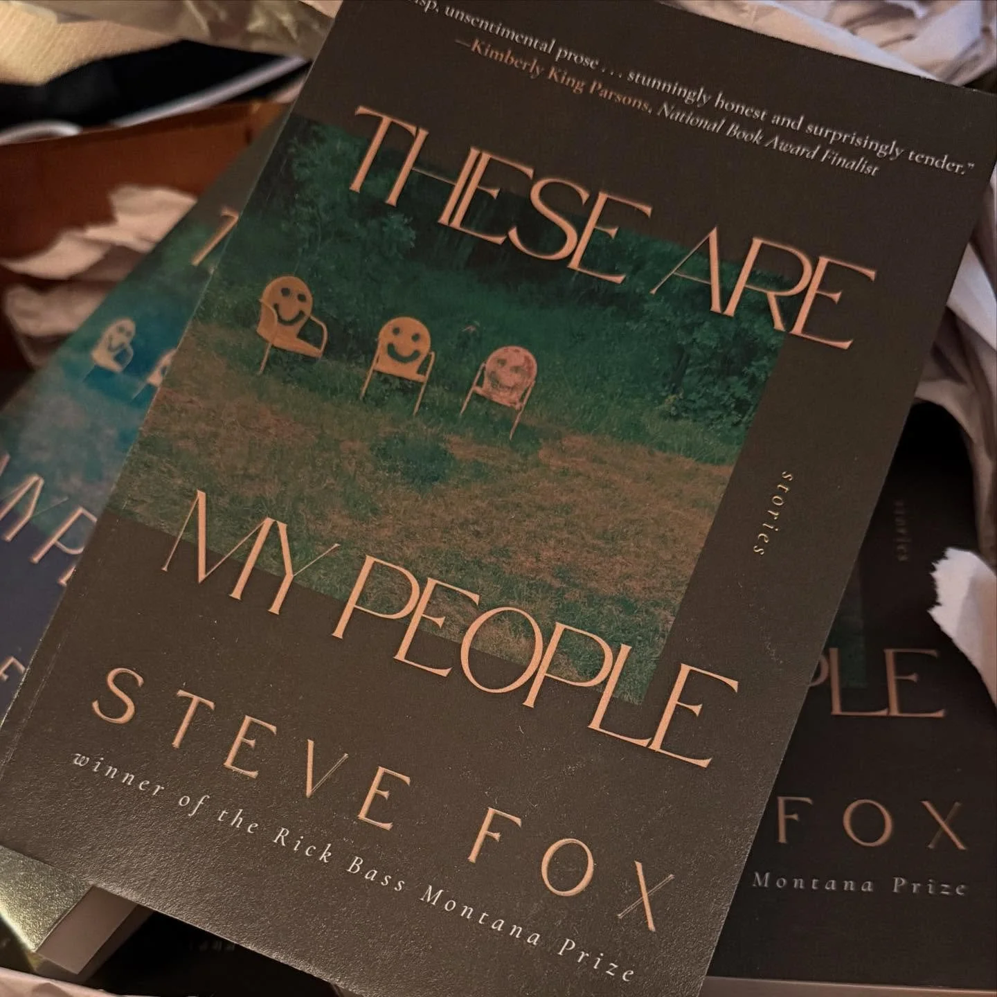 Wow. Random notes like this mean so much:

&ldquo;Dear Steve - [These Are My People] is the exact book I was hoping for. It filled my soul and broke my heart all at once.&rdquo;