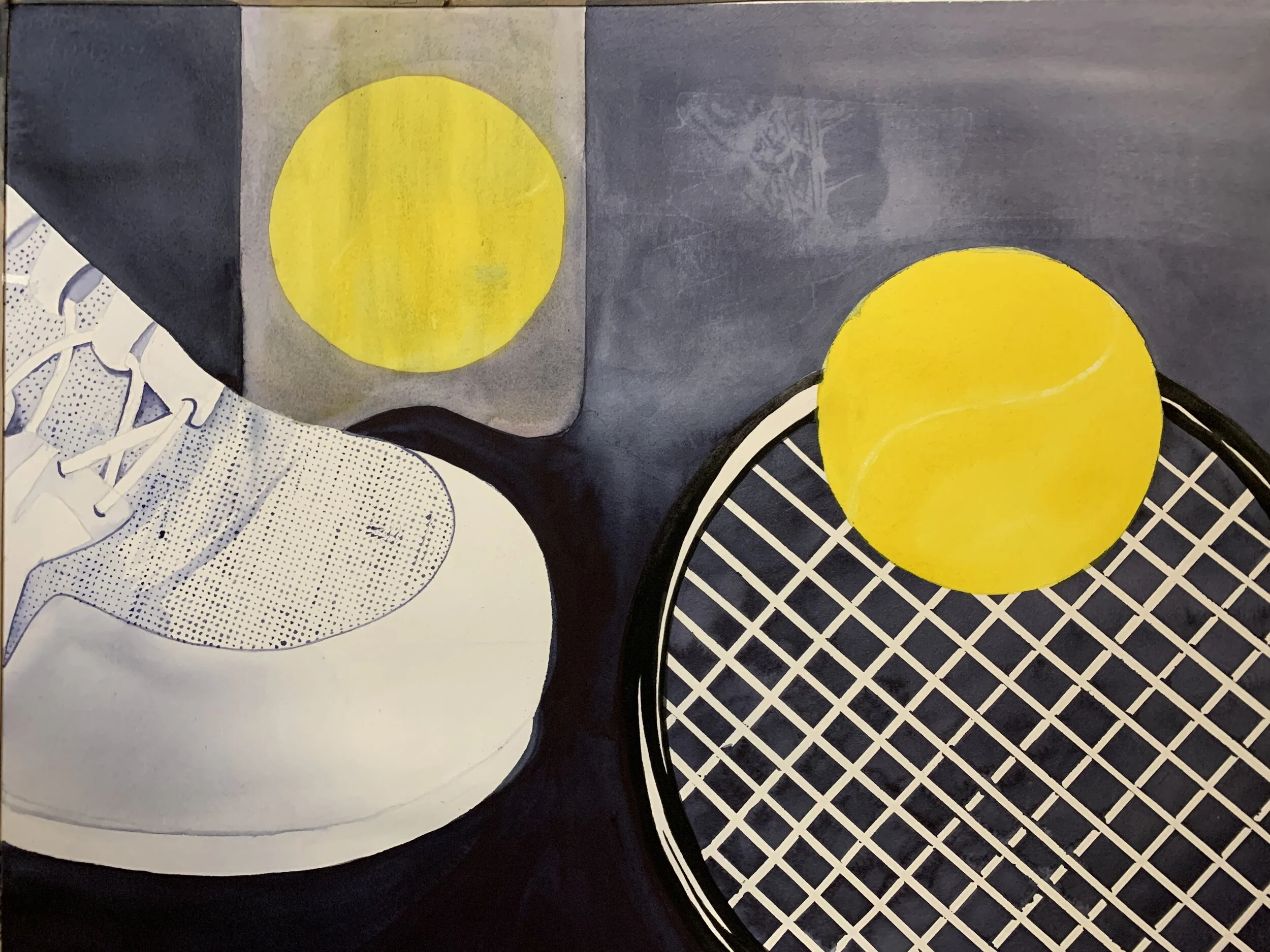 Tennis still life, series work 2019
