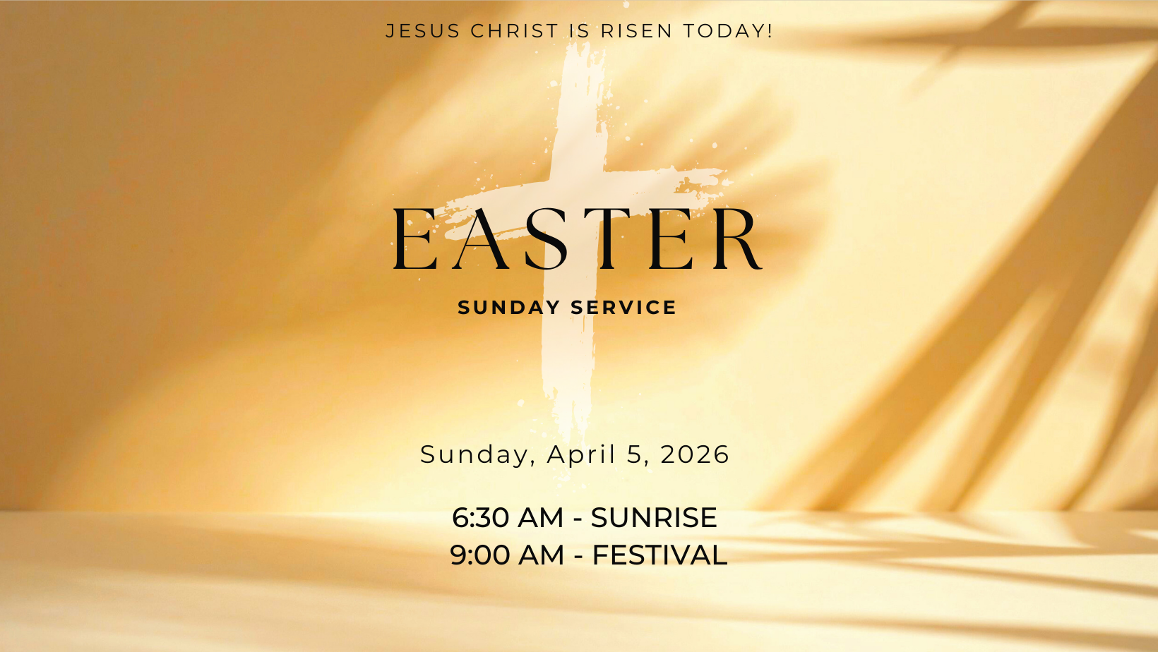 Easter Sunrise Service