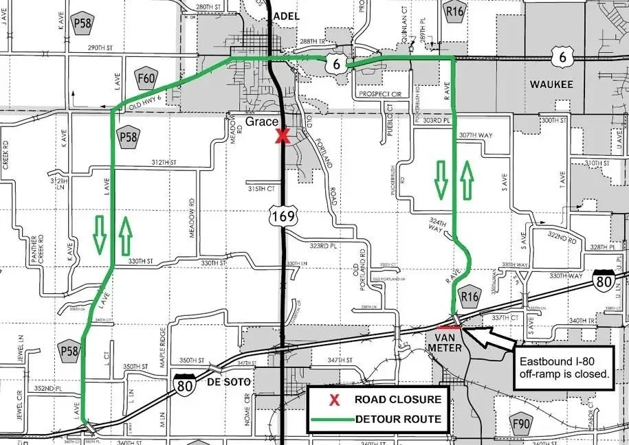 Highway 169 Construction &amp; Detour
