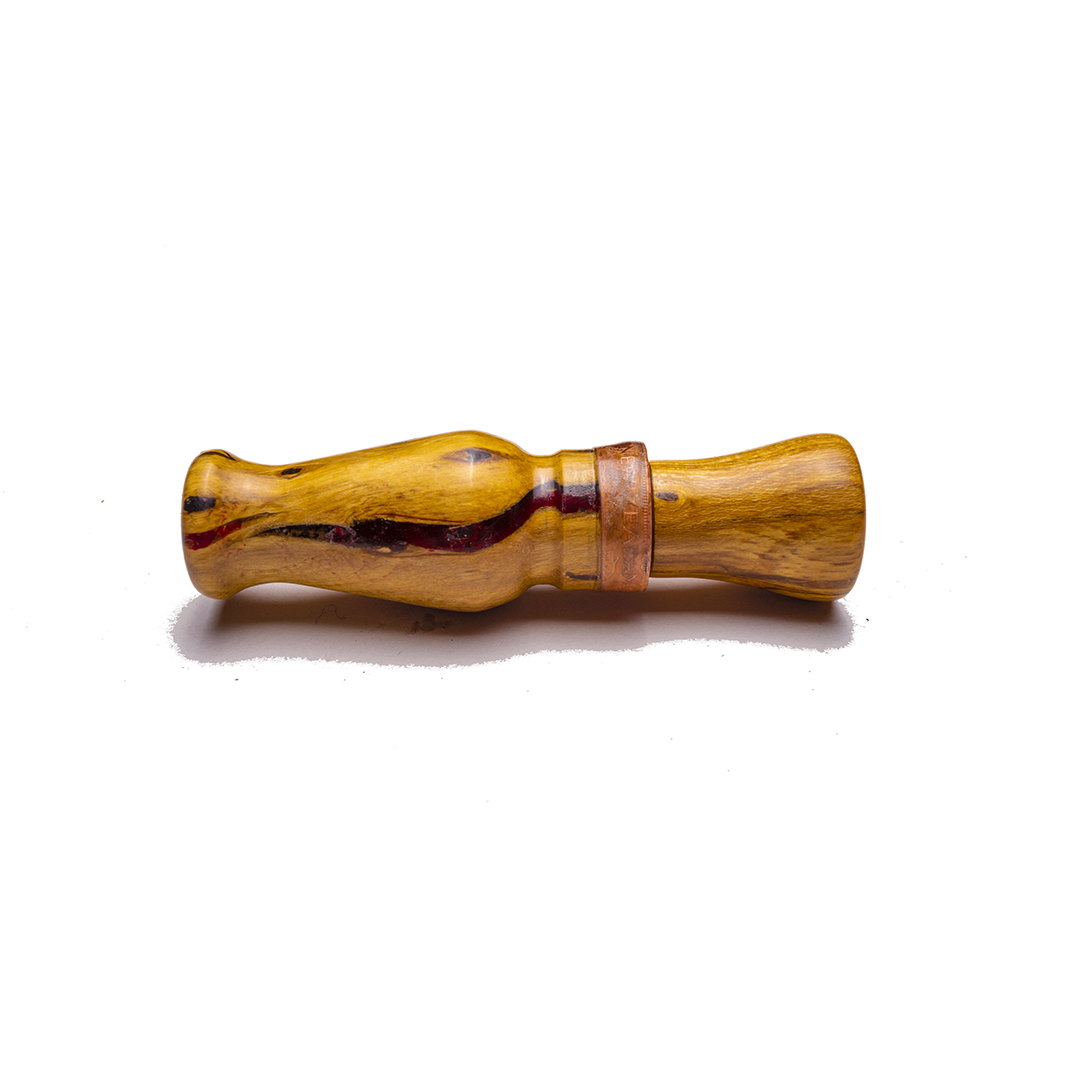 Handcrafted Wooden Duck Call made from Gorse wood